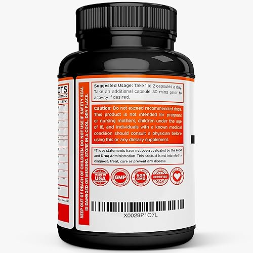 Miniatura 7 de DORADO NUTRITION Horny Goat Weed para hombres y mujeres - 1590 fuerza máxima y L Arginina 1600 mg