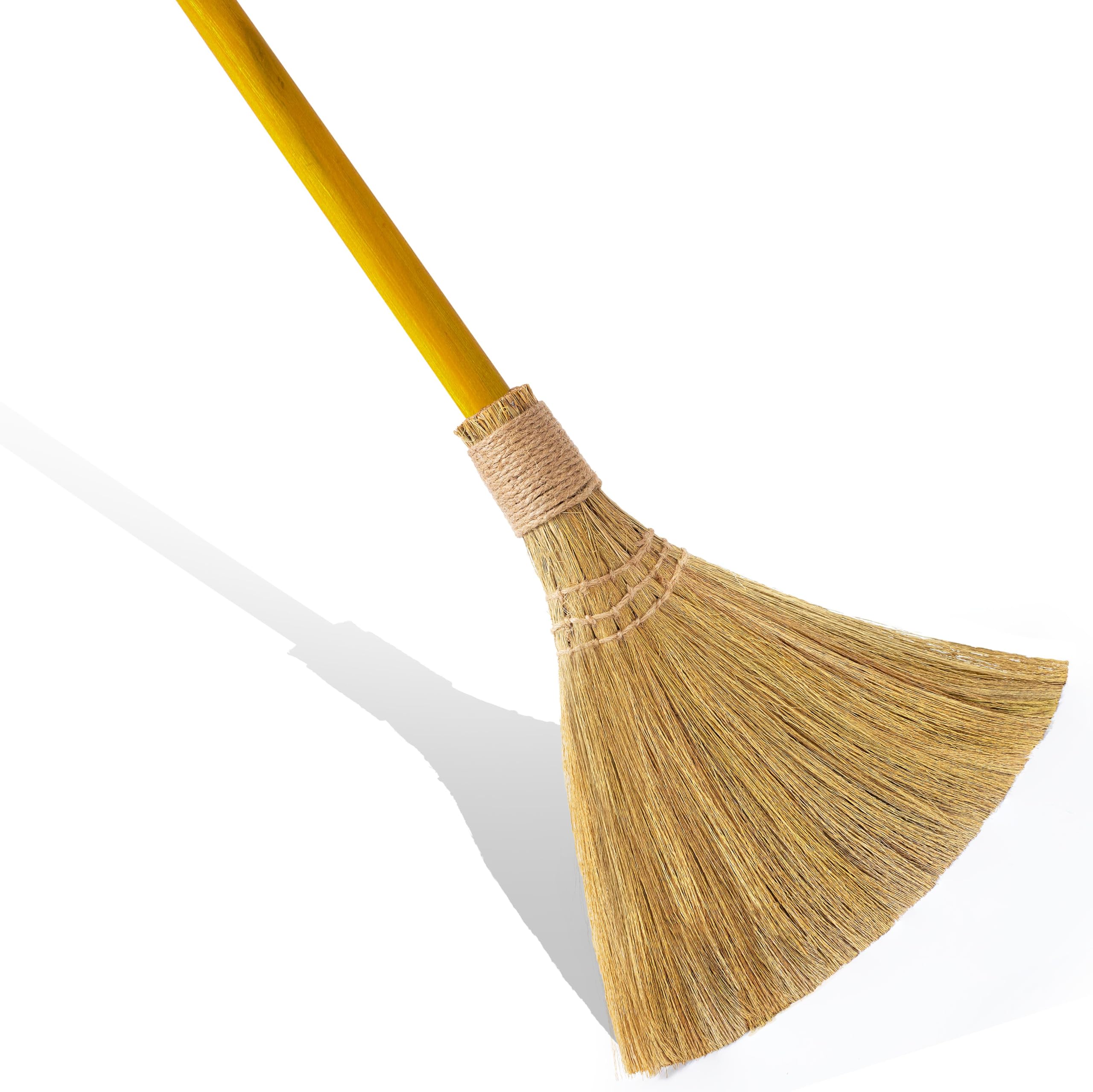 Vietnamese Straw Broom, Natural Sweeping Whisk Broom