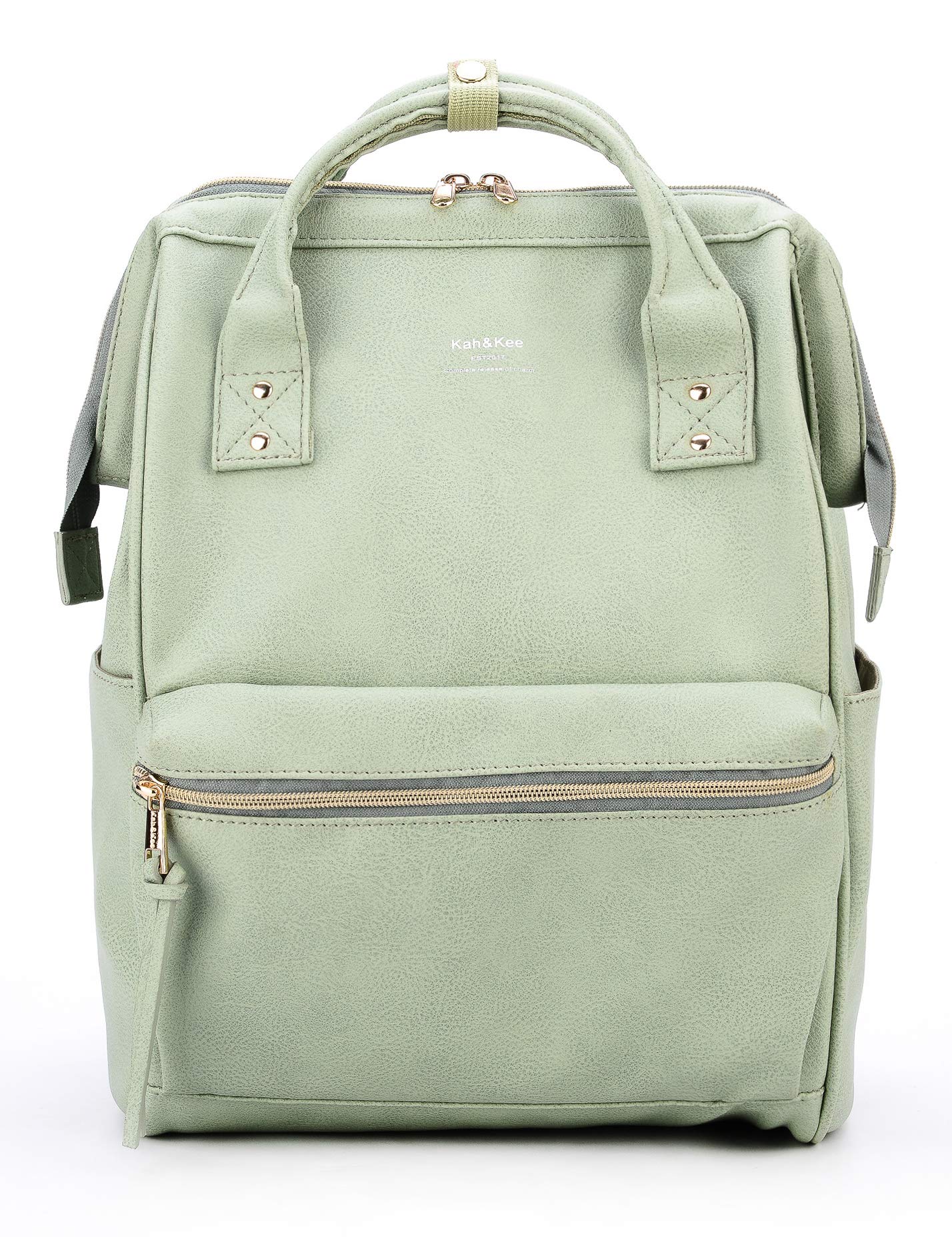 womens leather backpack with laptop compartment