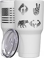 Vista 18 de We The People Holsters - Vaso térmico de 30 onzas, Únete o Muere, Negro