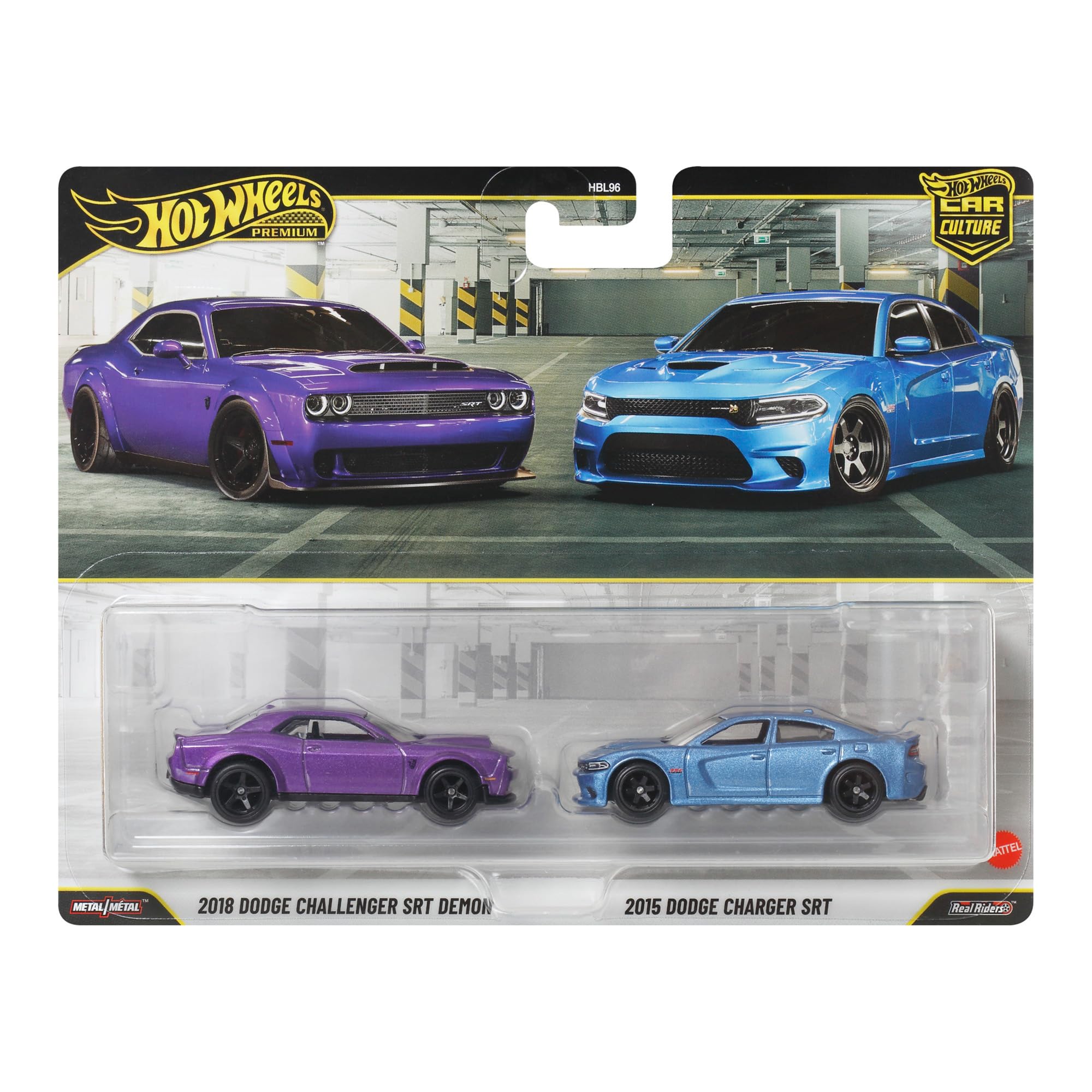 Amazon | ホットウィール(Hot Wheels) プレミアム2パック 2018 ダッジ 