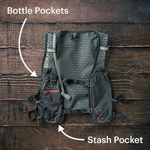 Miniatura 6 de Nathan TrailMix 7L Running Vest for Men & Women, Hydration Vest w 2L Bladder Hydration Pack, Water Backpack for Hiking, Running, Walking, Marathon,
