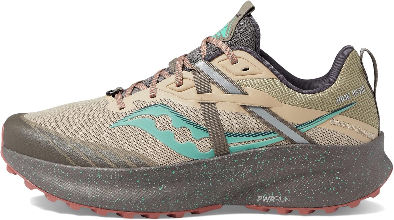 Saucony Women's Ride 15 Tr Trail Running Shoe - Picture 32 of 39