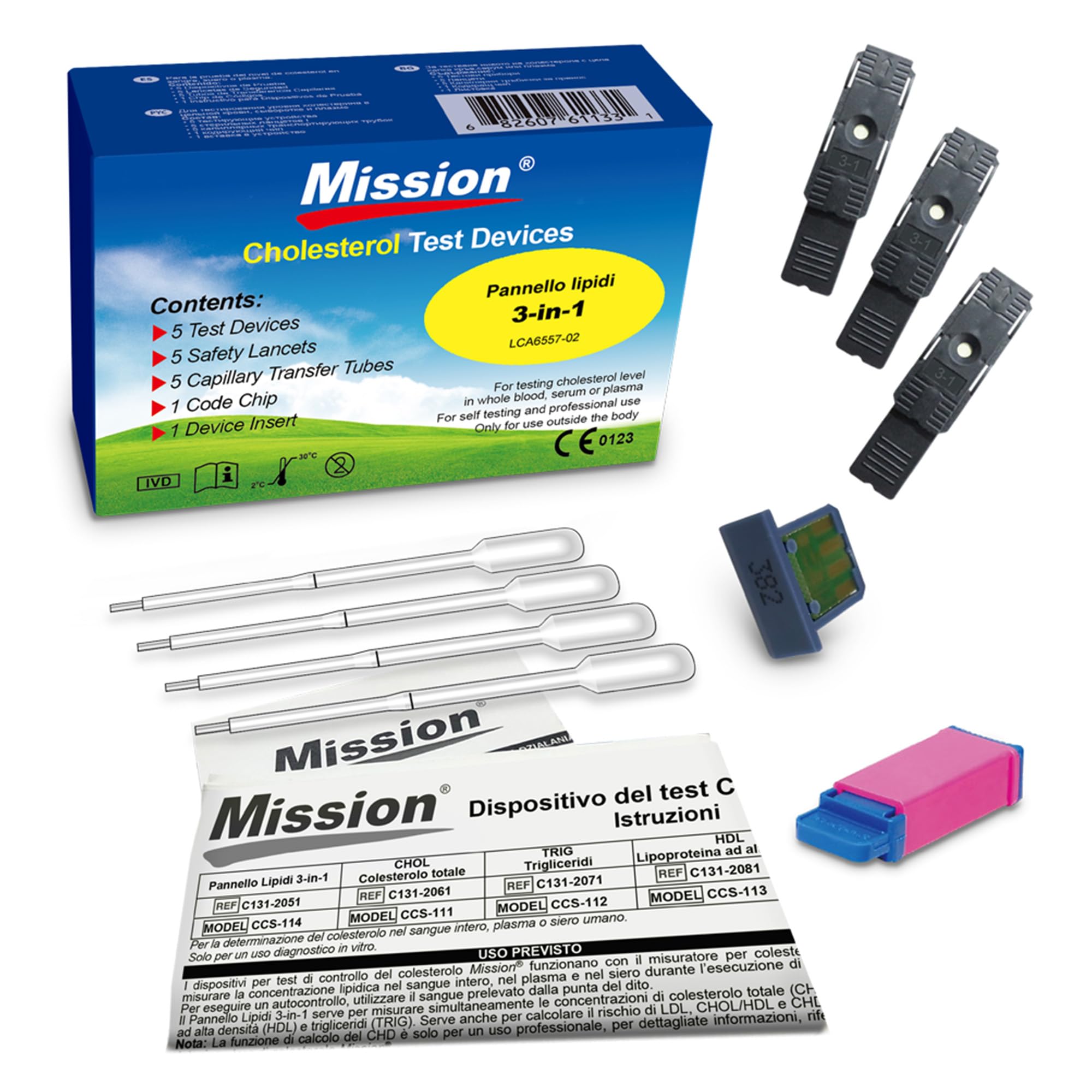 PANNELLO PROFILO LIPIDICO 3in1 + CAPILLARI per codice 23932