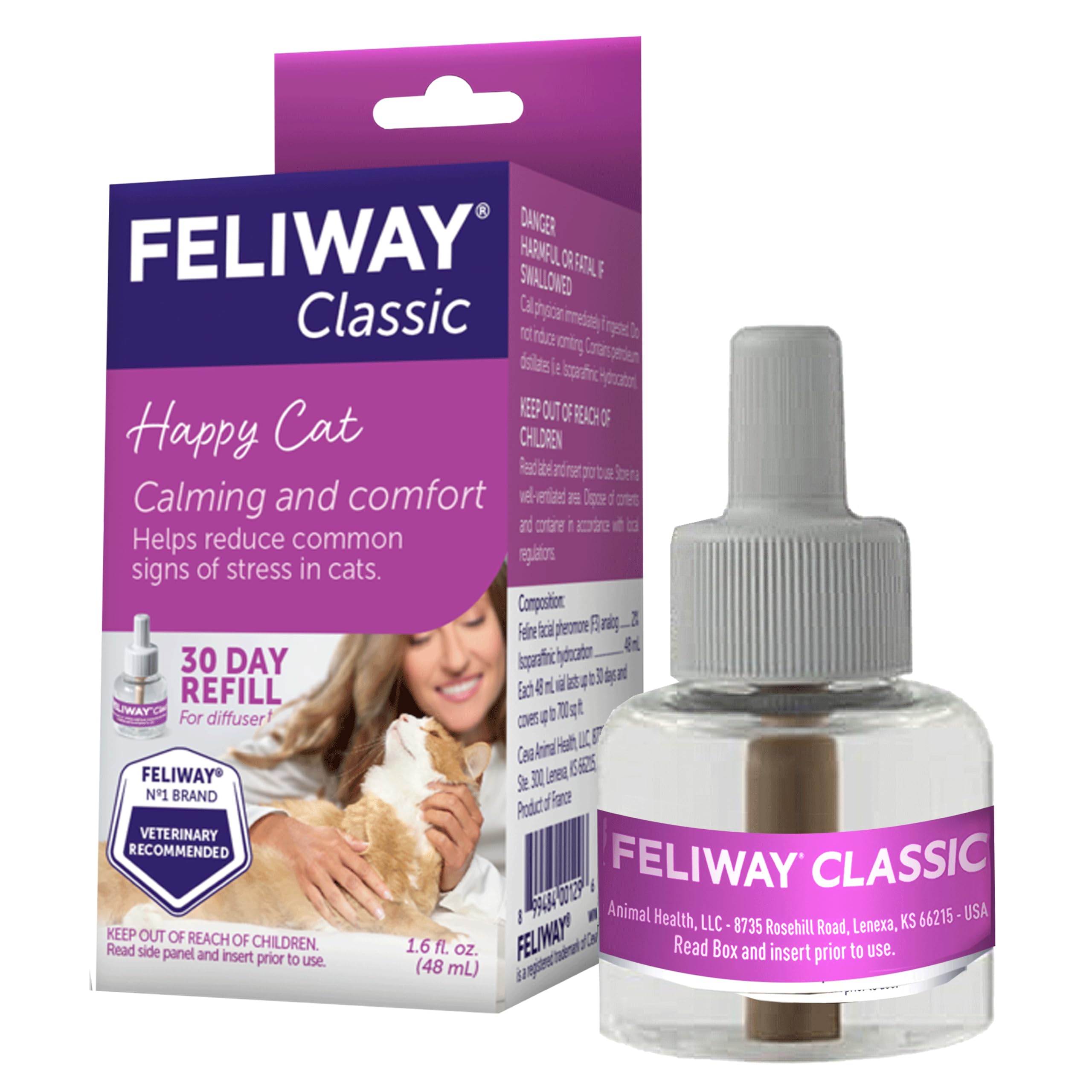 FELIWAY Classic Cat Calming Diffuser Refill