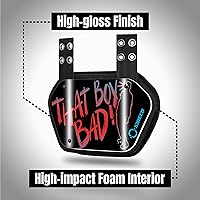 Vista 26 de O Shield Football Back Plate, Backplate Football, Expression Series, Drip, Big Dawg, That Boy Bad, That Man, You Slow, Can't Catch Me