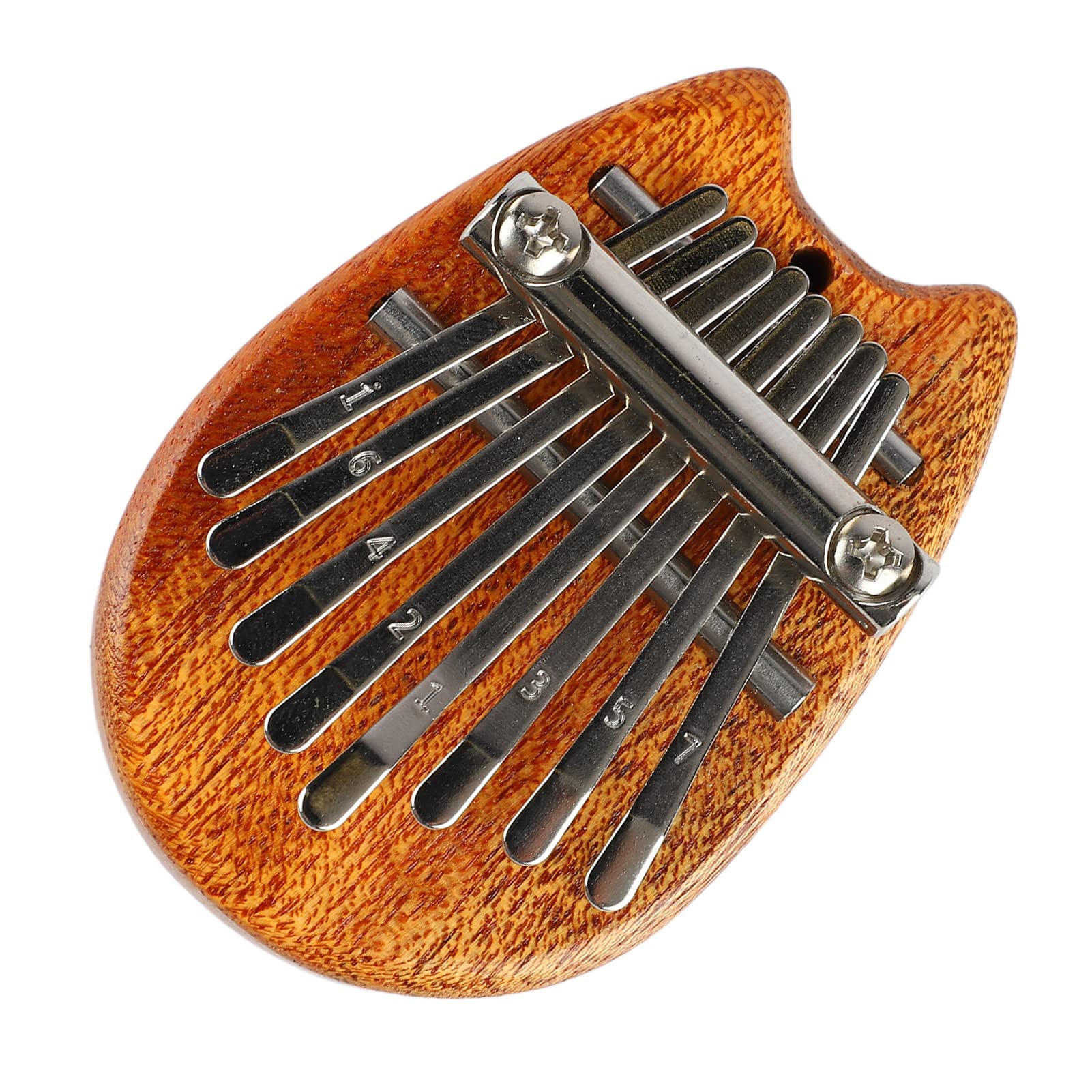 Mini Kalimba 8 Kluczowy Kciuk Fortepianowy Drewniany Instrument Muzyczny dla Dzieci z smyczyą, Mini Kalimba Kciuk Pianinowy dzieć