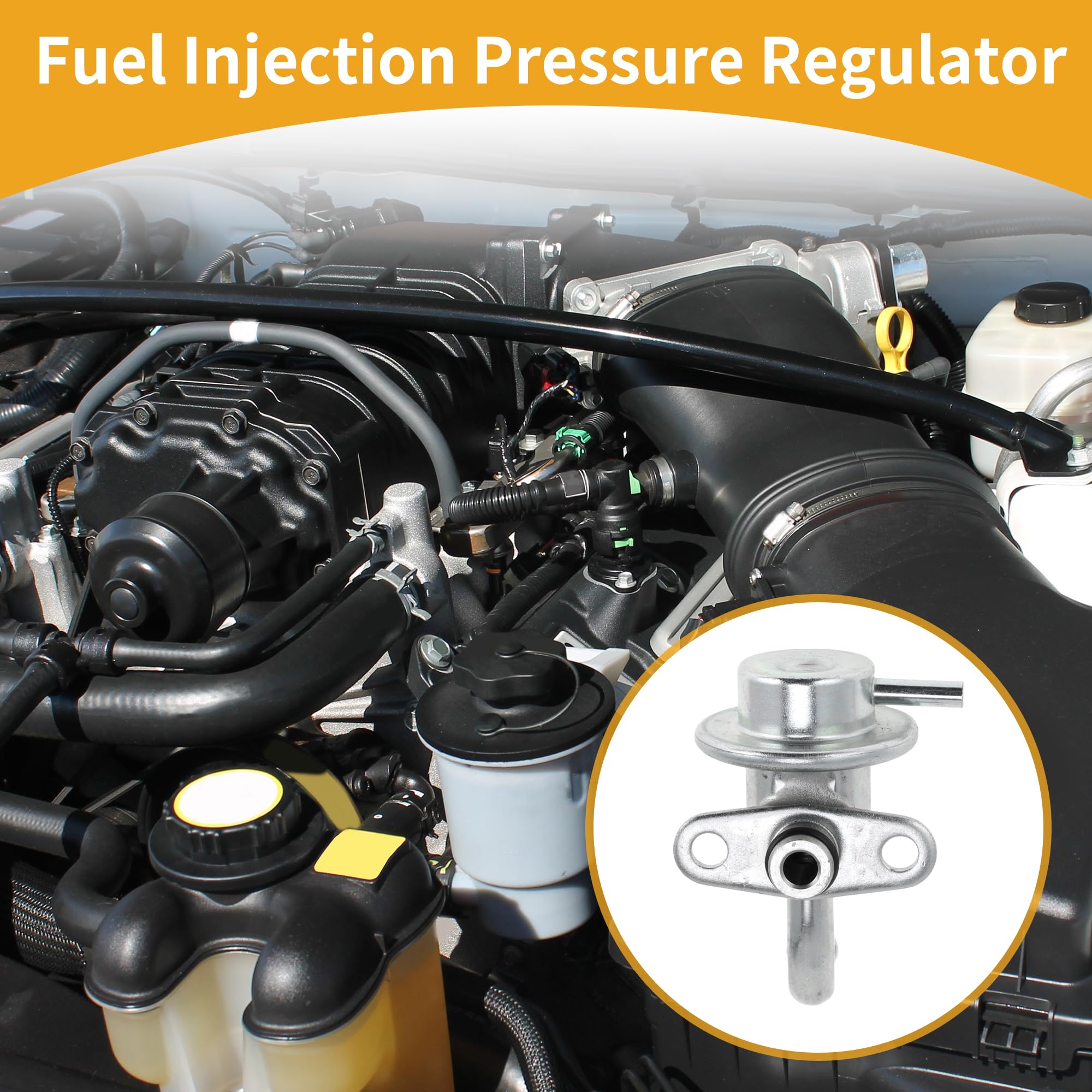 Regolatore di Pressione del Carburante Regolatore della Pompa del Carburante per per Yamaha YZF-R6 2006-2007 Metallo Resistente alla Corrosione