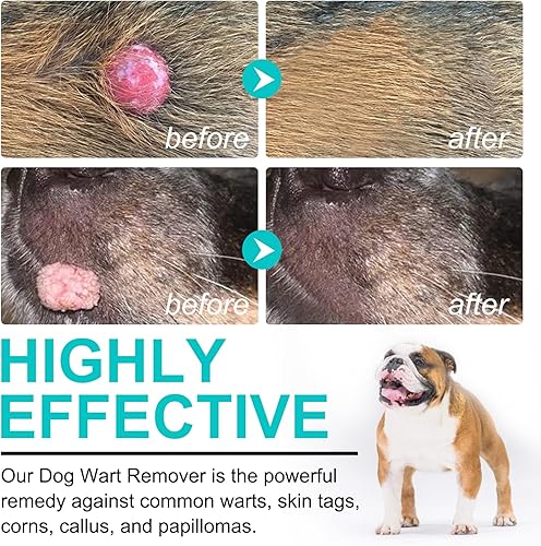Miniatura 6 de Dog Wart Remover, Professional Dog Wart Removal Treatment, Painless Rapidly Eliminates Dog Warts & Dog Skin Tags, No Irritation Effective Wart