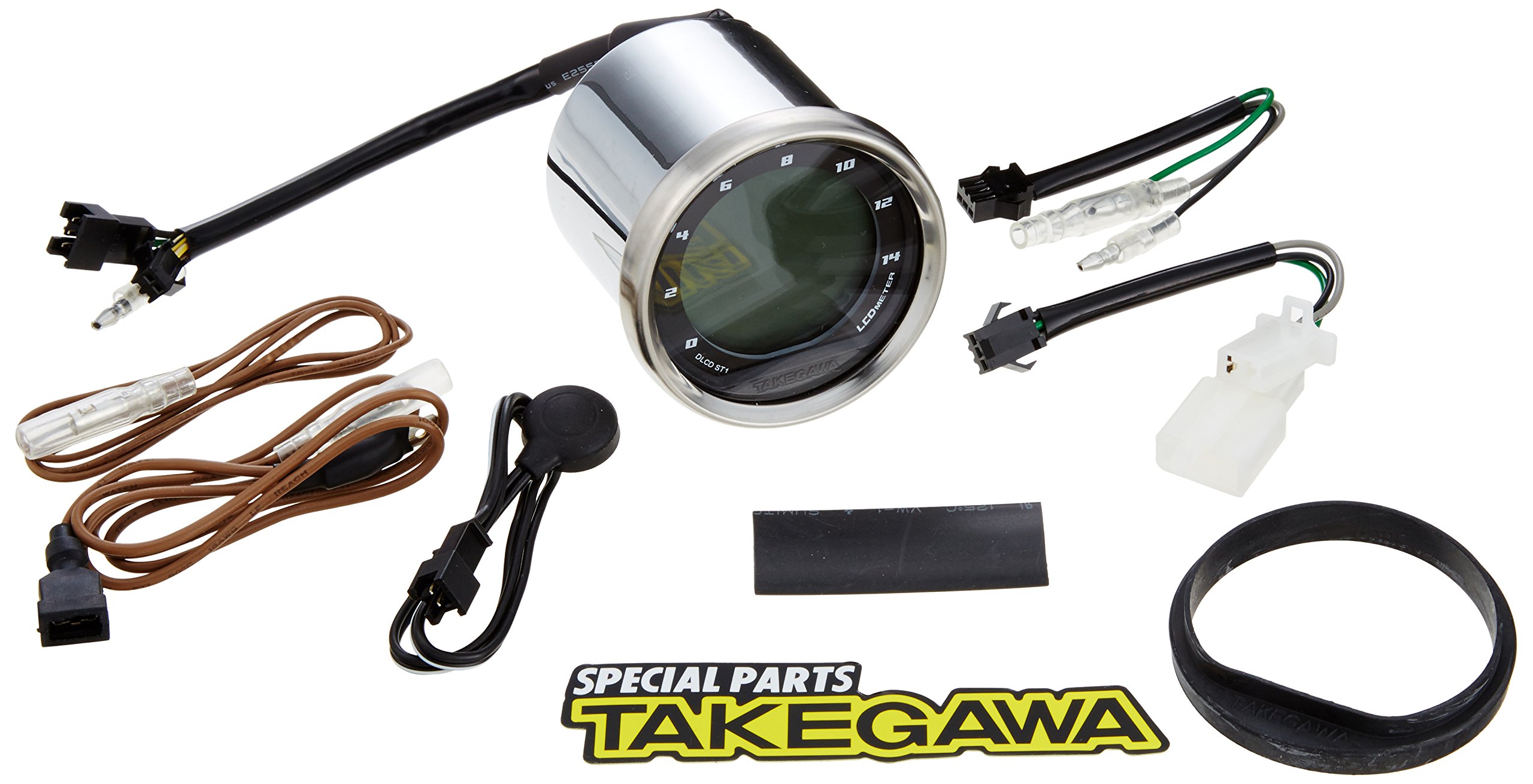 Amazon | スペシャルパーツ武川 メーター DタイプLCDスピード&タコ 