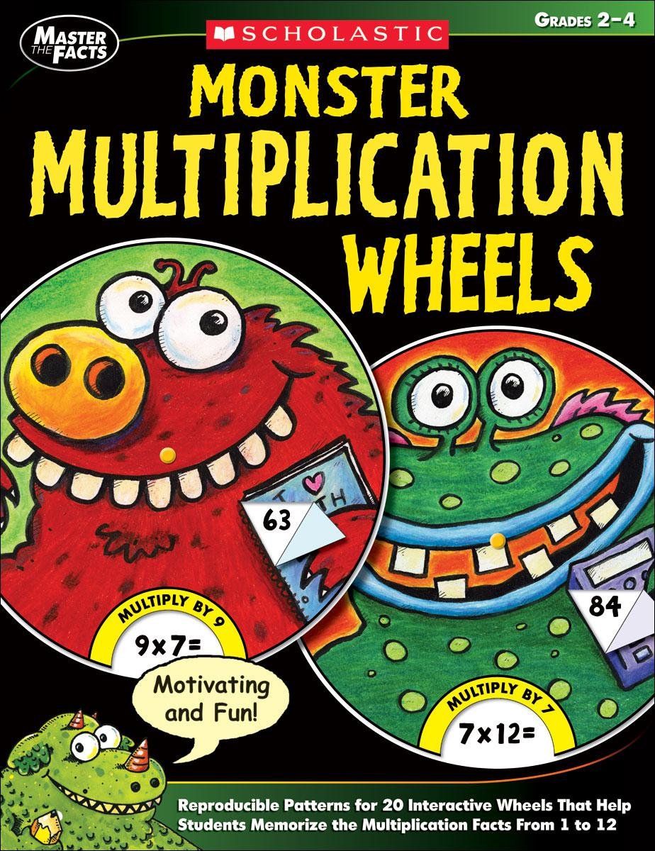 Buy Monster Multiplication Wheels Reproducible Patterns for 20