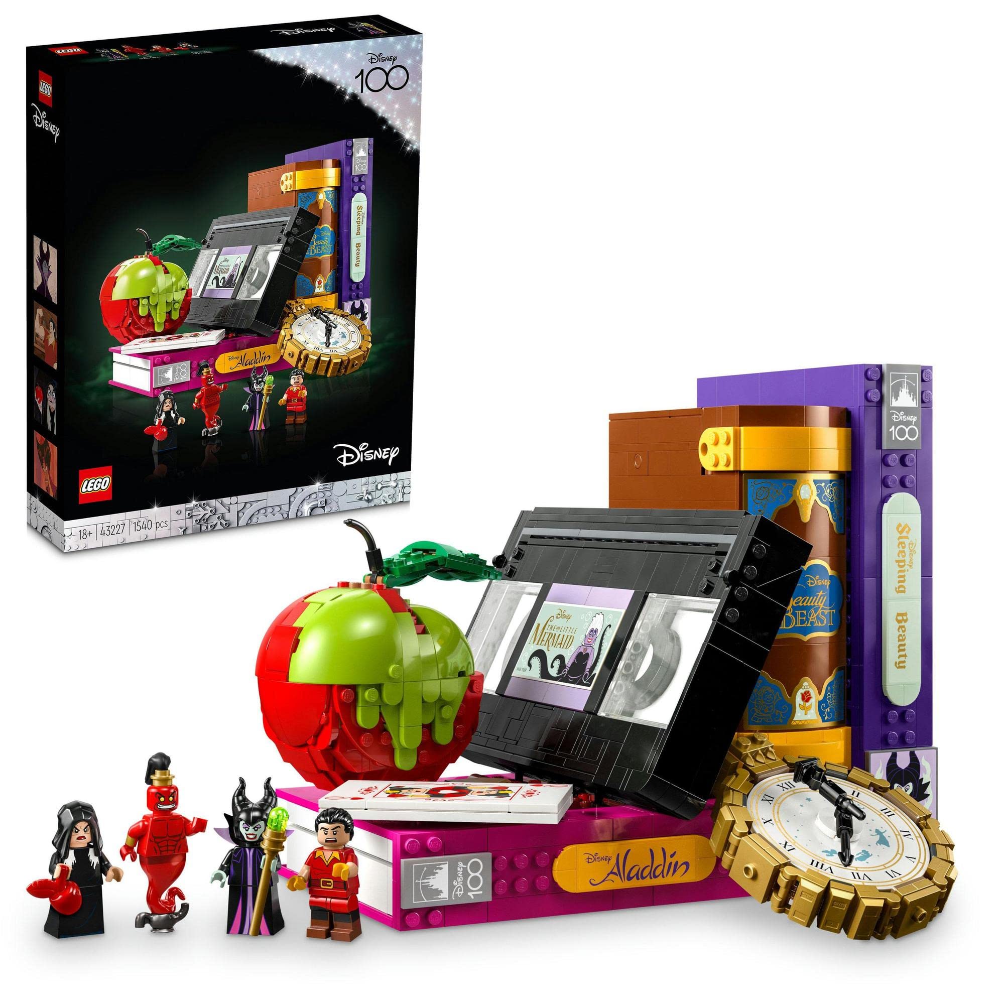 Amazon.co.jp: LEGO Disney 100 Villain Icons (43227), Toy Blocks 