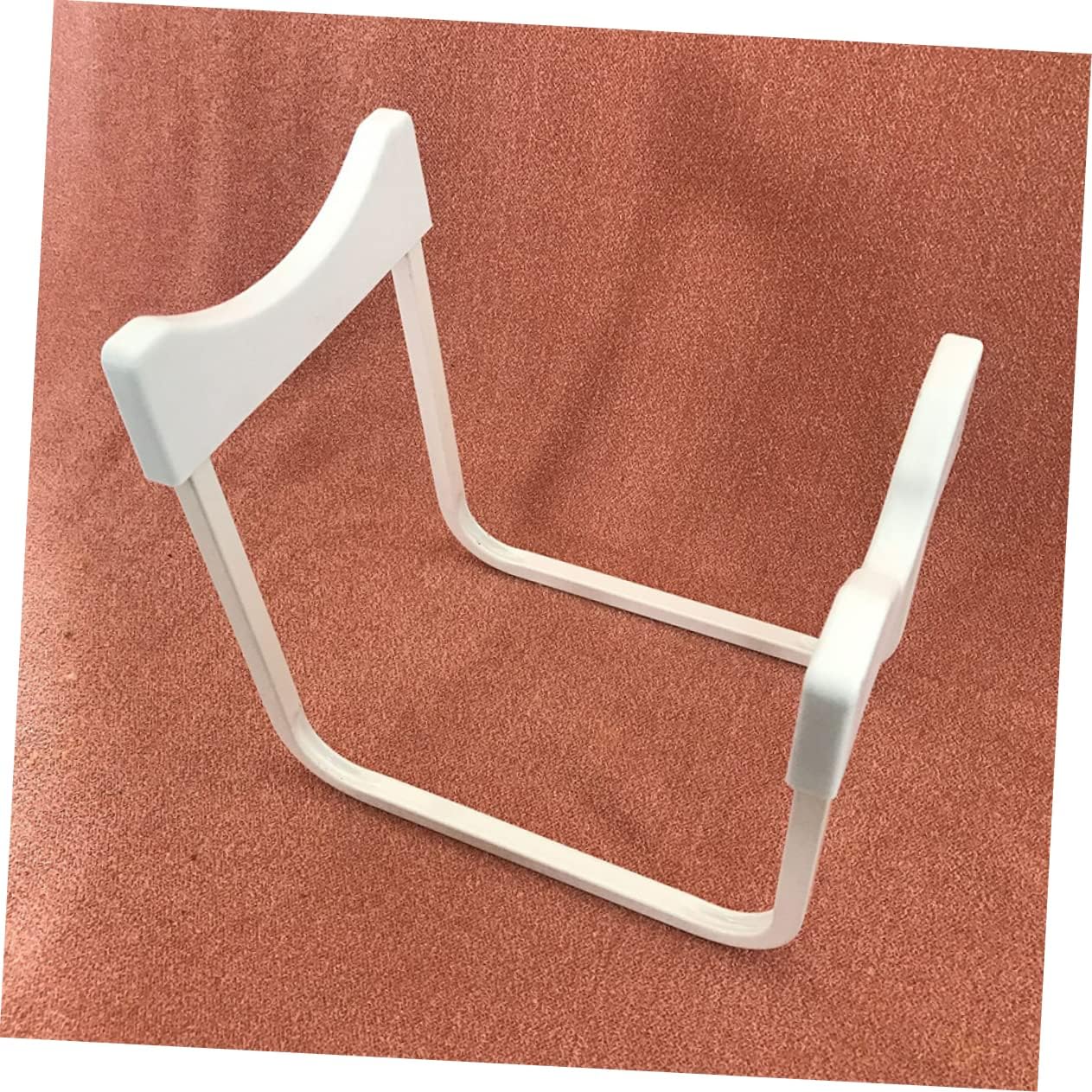 Water Bucket Stand Holder Stainless Steel Bracket with Anti-Slip Bottom | Practical Support Frame, Safe Placement Design, White Finish, Convenient for Indoor Storage in Home and Office