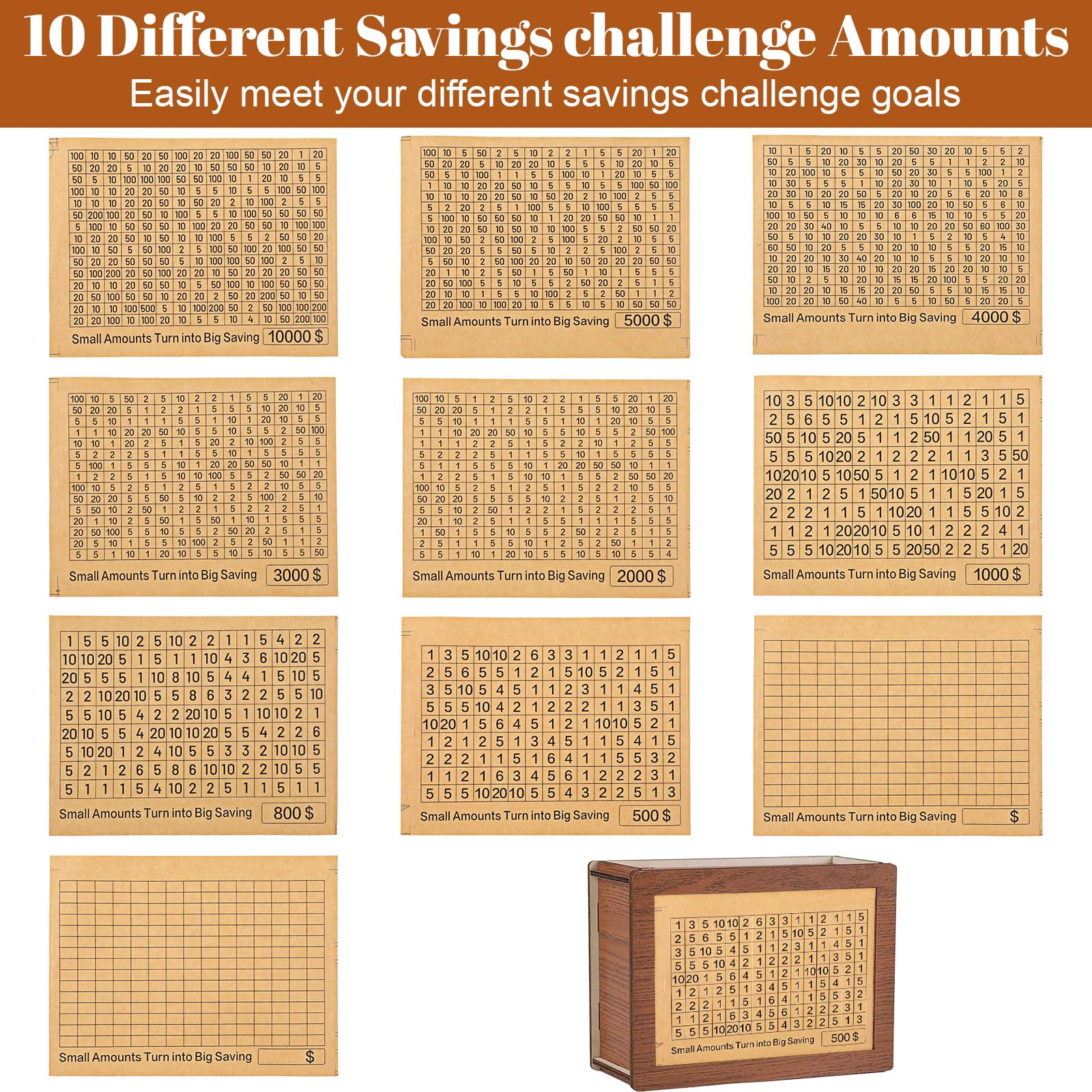 Money Challenge Cards