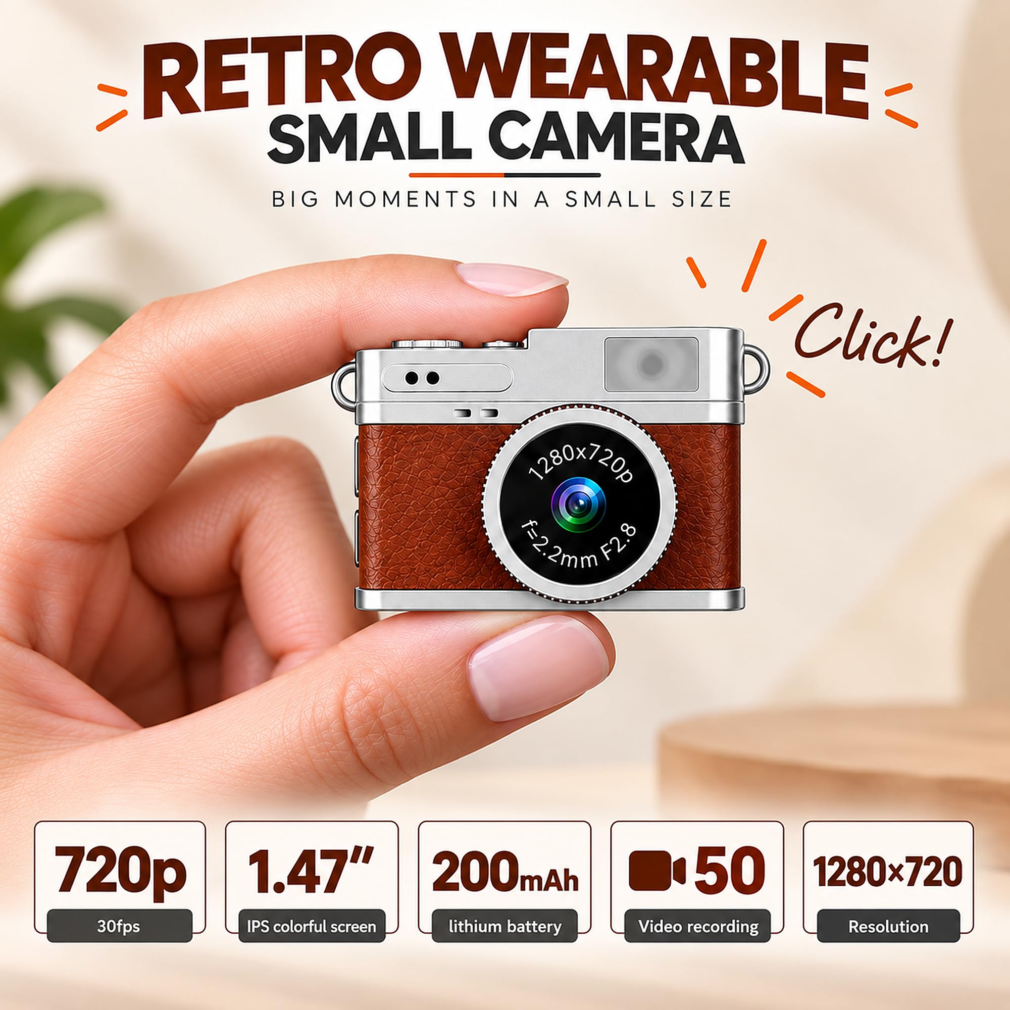 ARVOX Mini Keychain Camera - Record Memories on the Go -2 ARVOX Mini Keychain Camera - Record Memories on the Go -2