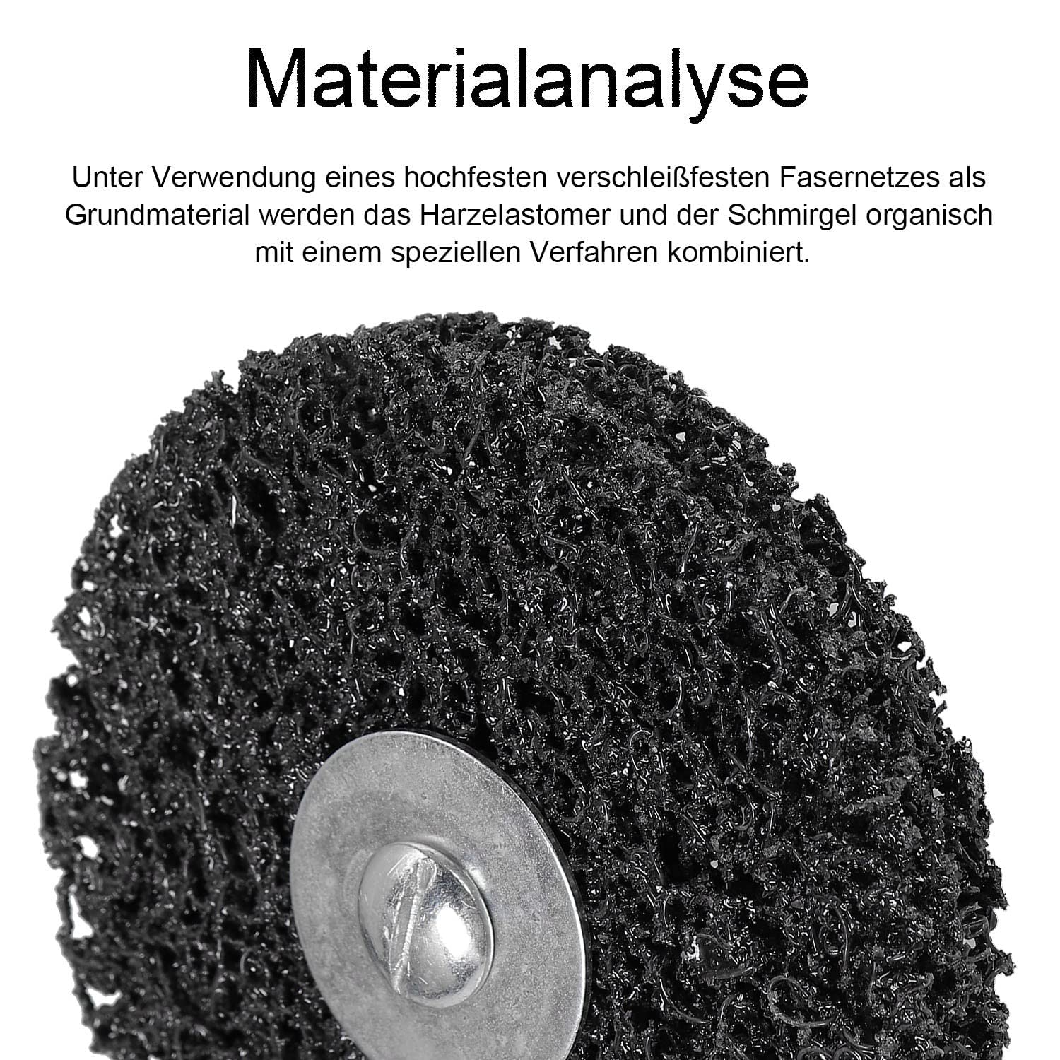 5 Stück CSD Scheibe Set, 100mm CBS Schleifscheibe Schwarz Grobreinigungsscheibe CBS Reinigungsscheibe für Winkelschleifer von Farbe, Rostschweißnähten, Oxidation Reinigen & Entfernen