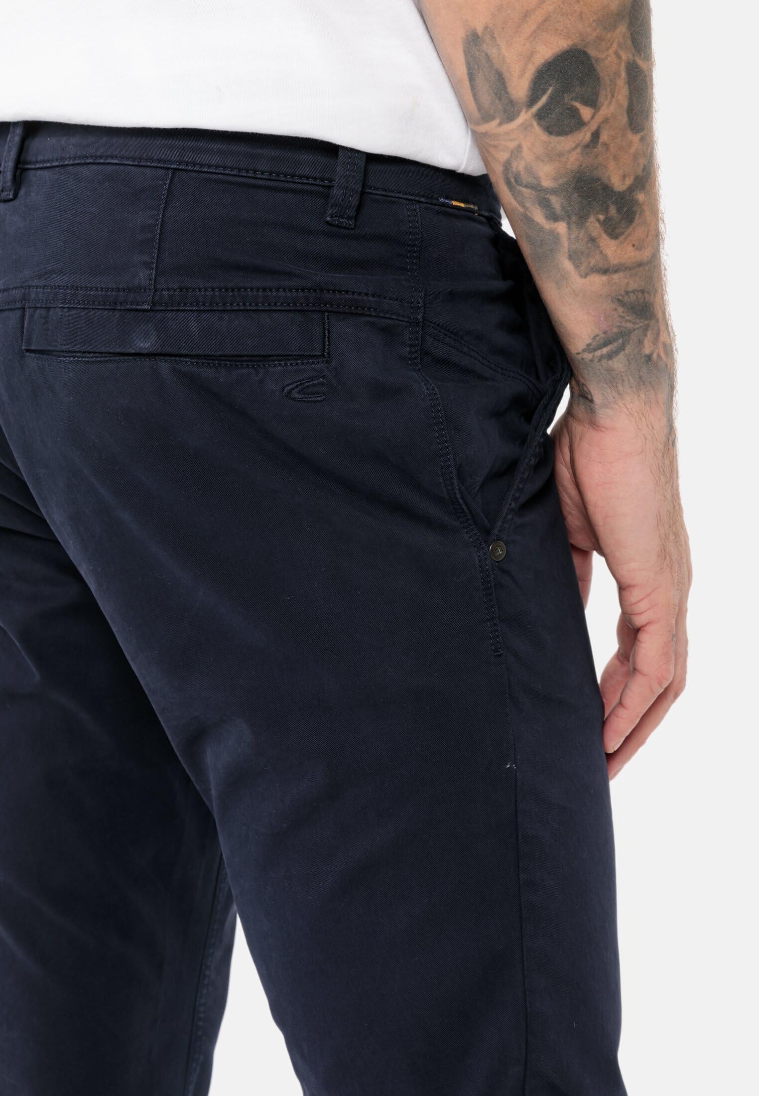 camel active Herren Stretch Chino Hose Regular Fit Houston - Spodnie Mężczyźni