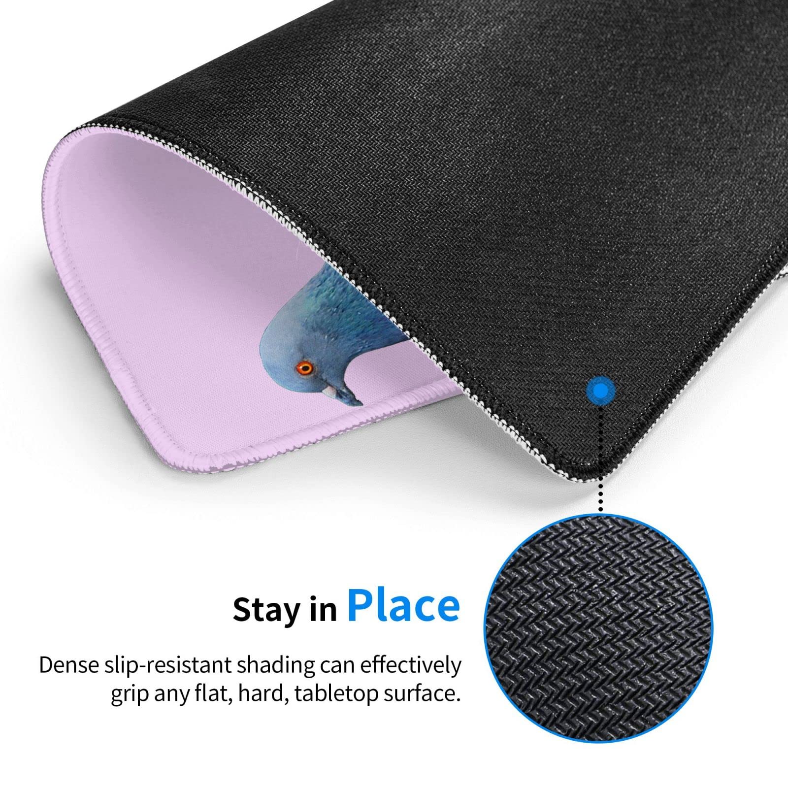 Tappetino per mouse per computer – Via Lattea Sistema Solare Foresta Notturna Home Office PC Accessorio Scrivania Flessibile In Tessuto Superiore
