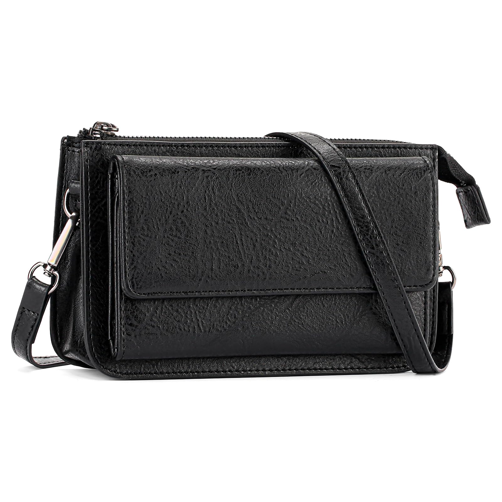 GAEKEAO Crossbody Bags for Women Vegan Leather Small Cell Phone Purse Shoulder Handbags with Credit Card Slots