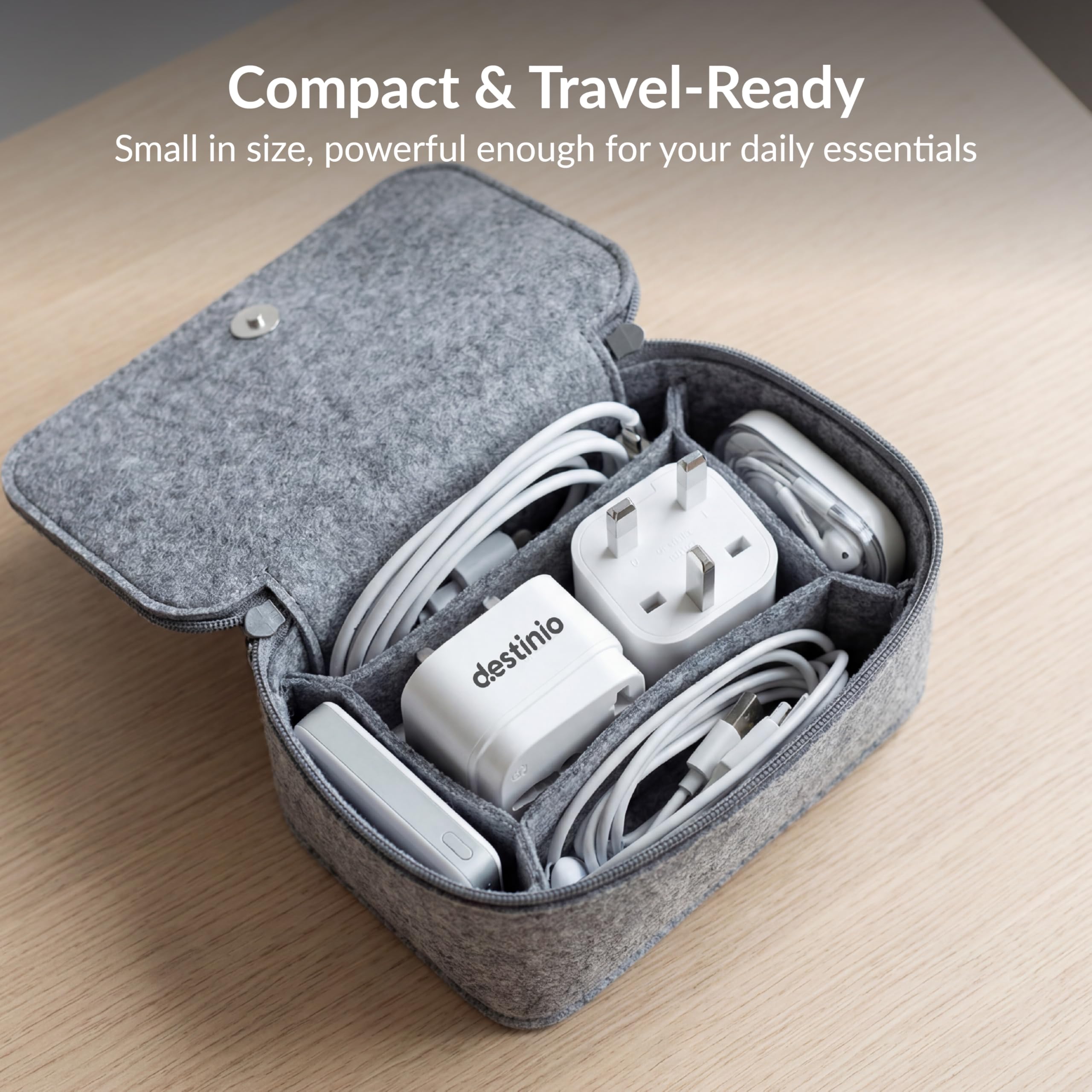 Destinio Type G Travel Adapter - UK Plug for Worldwide Use -7 Destinio Type G Travel Adapter - UK Plug for Worldwide Use -7