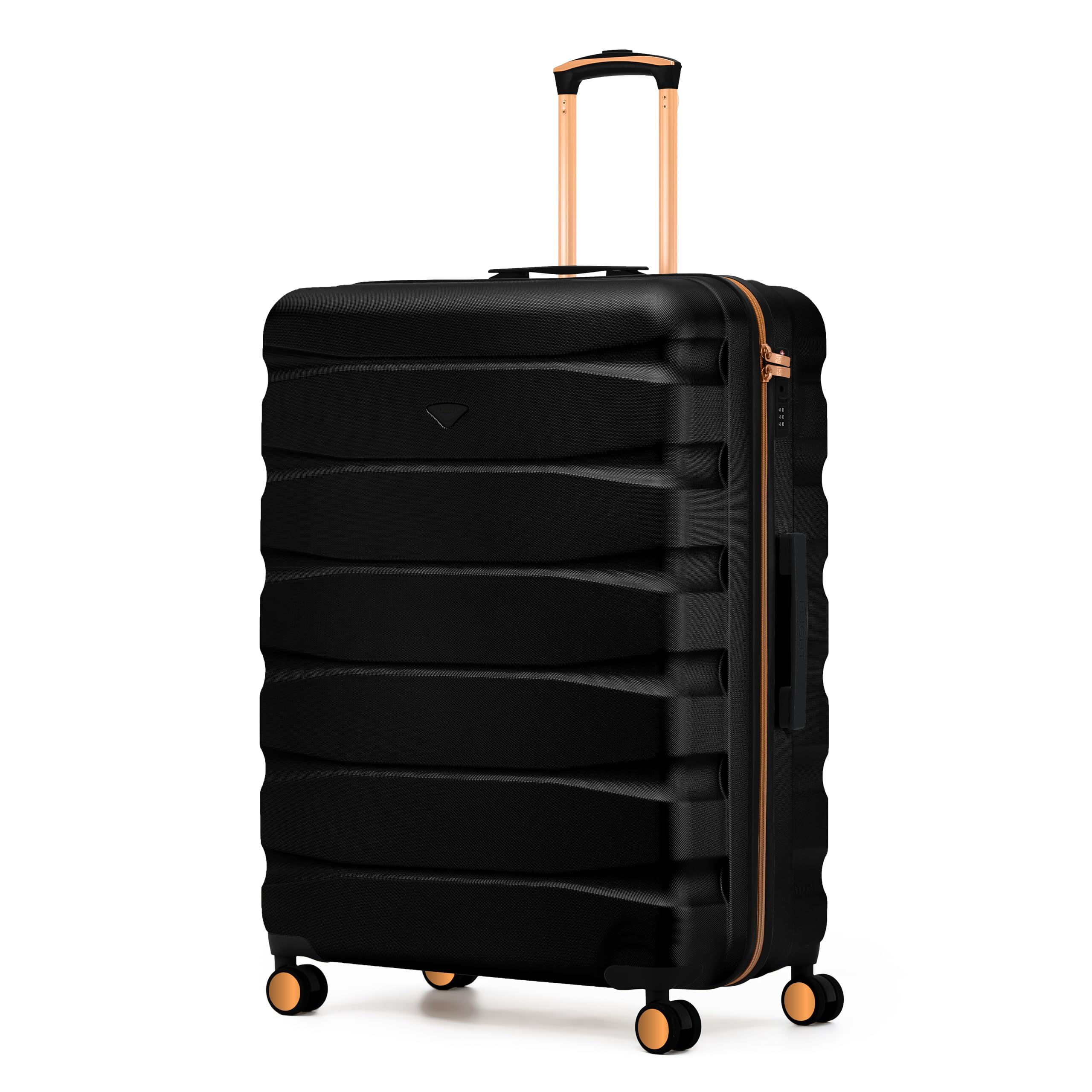 Flight Knight Underseat Cabin Suitcase 45x36x20cm | Free Hand Luggage for EasyJet & Wizz Air | Lightweight ABS Hard Shell with 8 Silent-Glide Spinner Wheels | Max Space Travel Bag — view 190