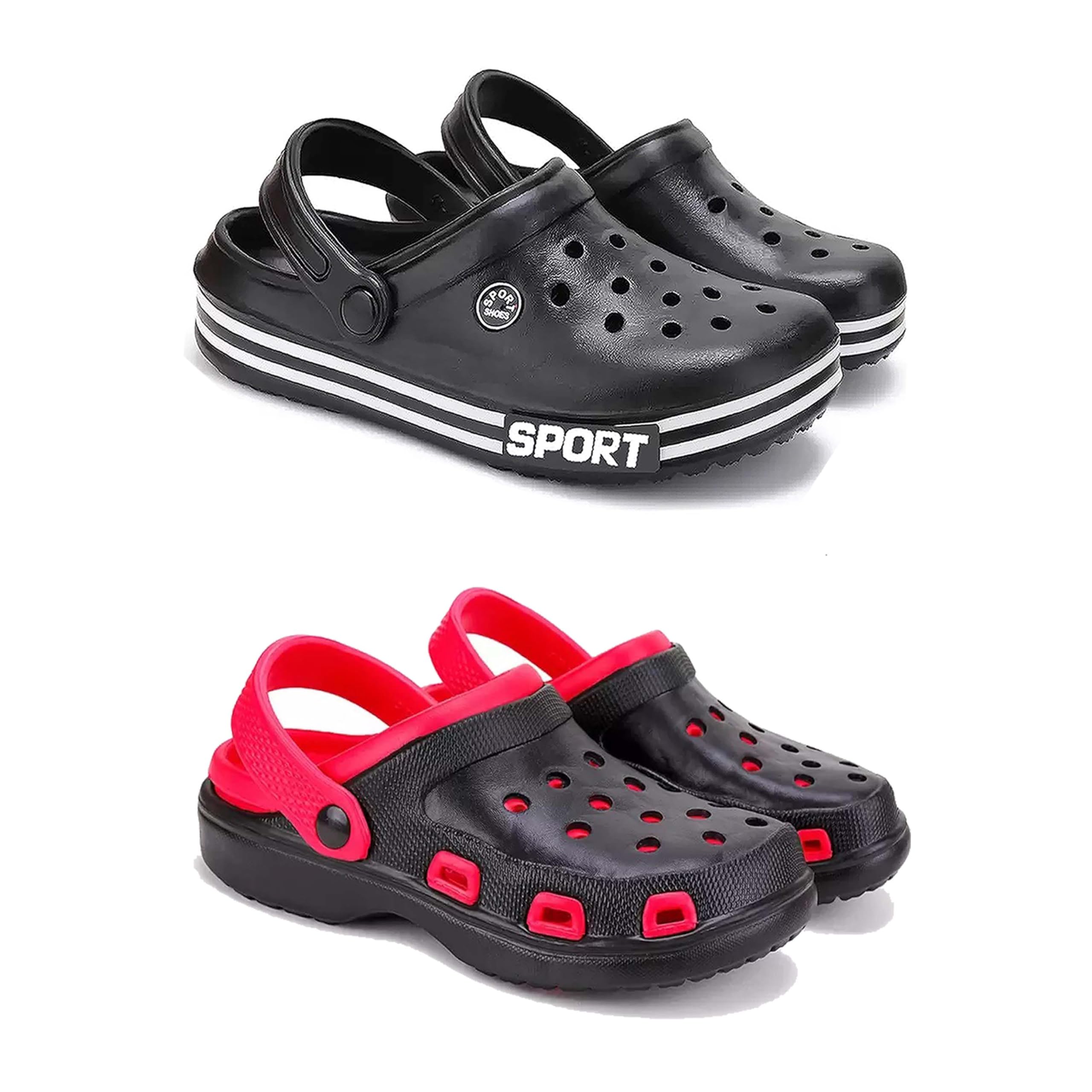 Men's Sandals Clogs| Lightweight Wear| Stylish & Easy to Wear For Men's PCV-SAN-(2-COMBO)-3014-3017-image-4