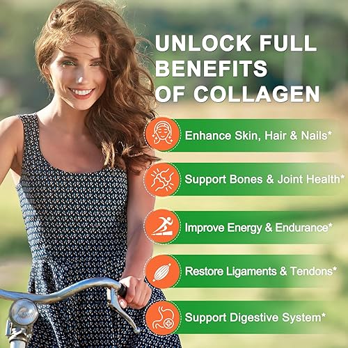 Miniatura 3 de NATURE TARGET Polvo de péptidos multicolágeno, colágeno hidrolizado con mezcla energética + multivitamínico y minerales, apoya la energía de la