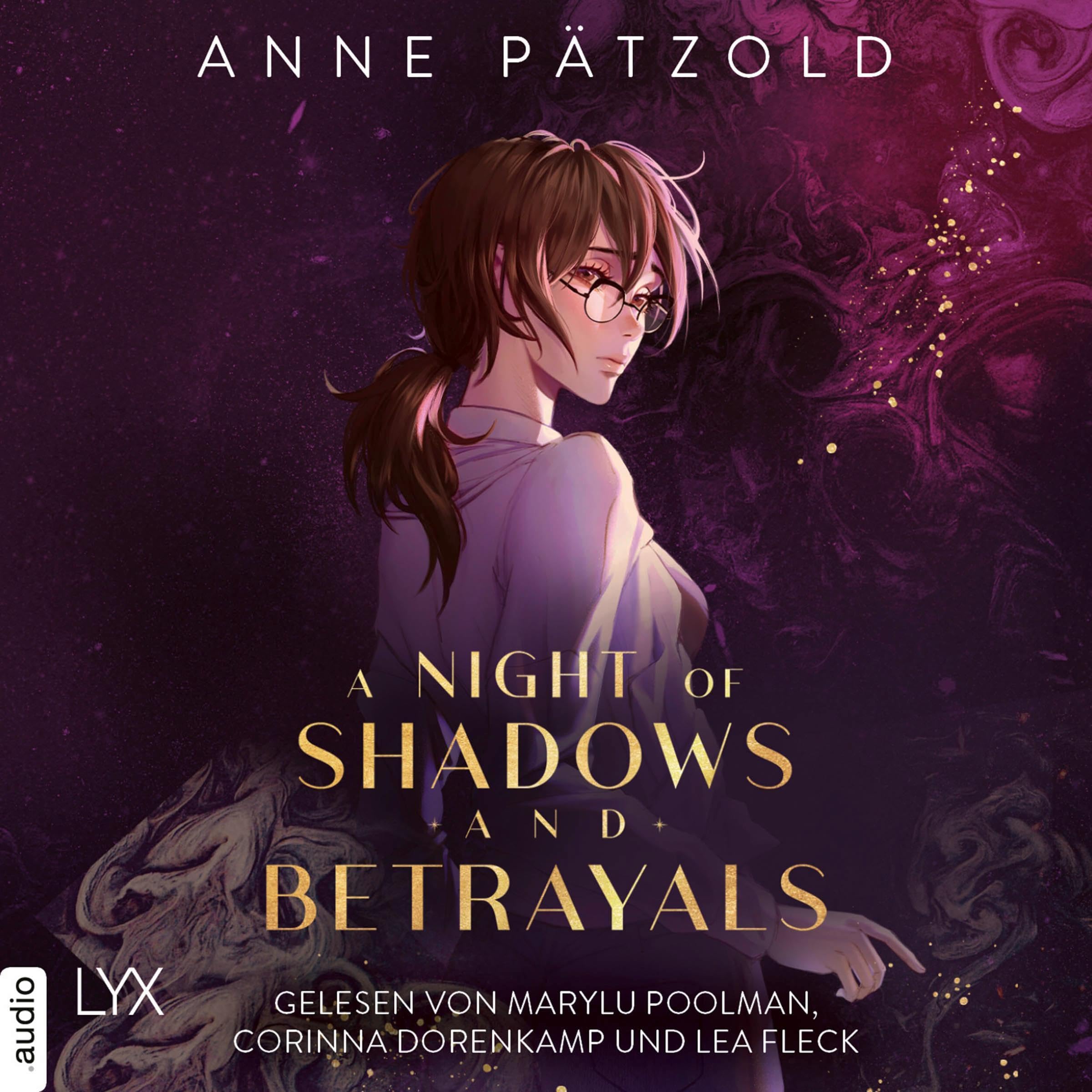 Cover art for A Night of Shadows and Betrayals (German edition)
