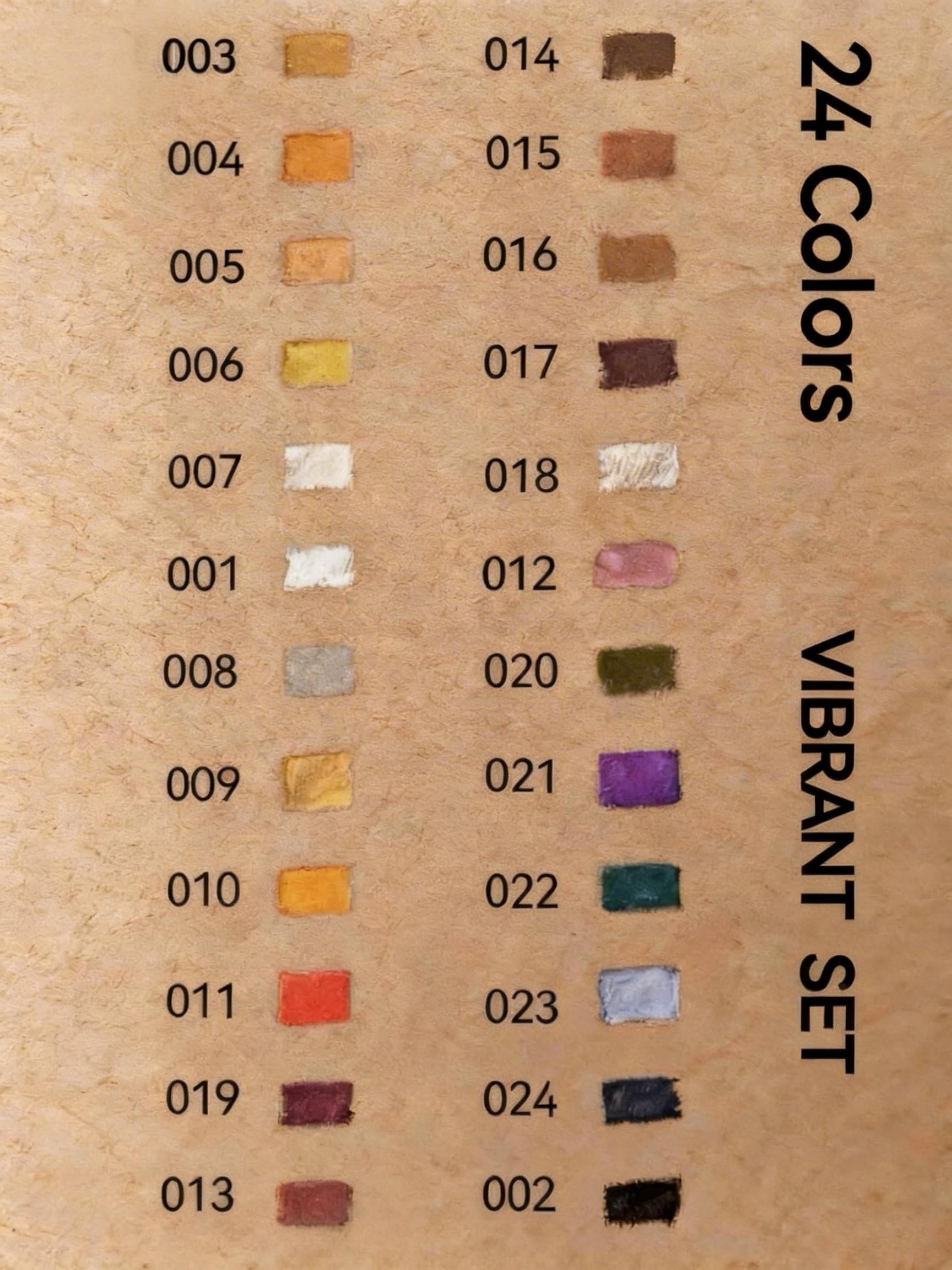 Set di matite morbide pastello, 24 colori vivaci, pastelli di grado professionale, forniture artistiche per disegno, schizzi e colorazione (non a base di olio) (marrone)