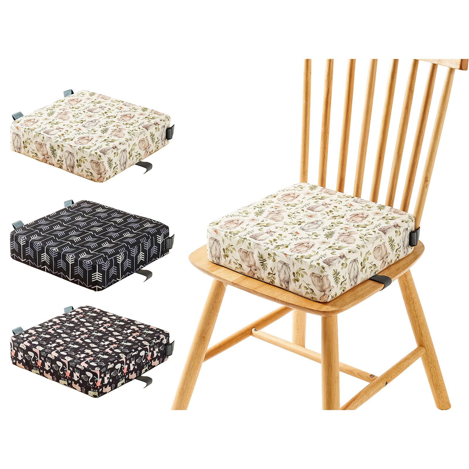 Soft & Stable Chair Pad Height Adjustment Chair Pad Ergonomical Chair Pad Polyester Fiber for Kids Proper Development