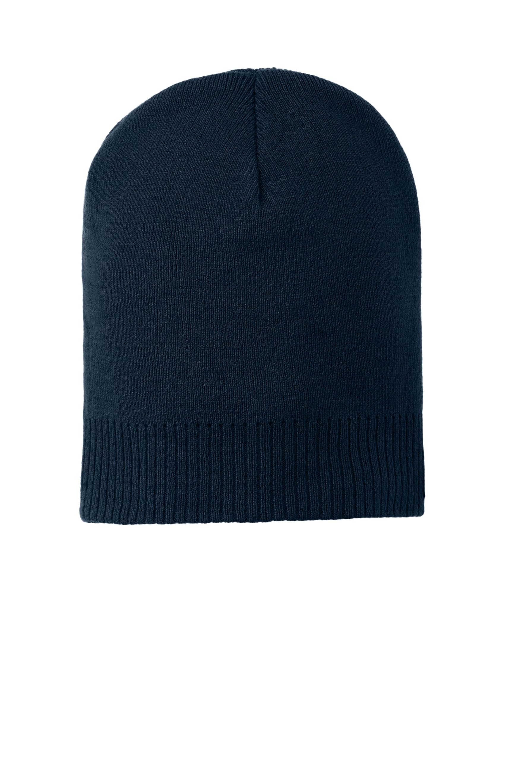 Port Authority Men's 100% Cotton Beanie OSFA Navy (US)
