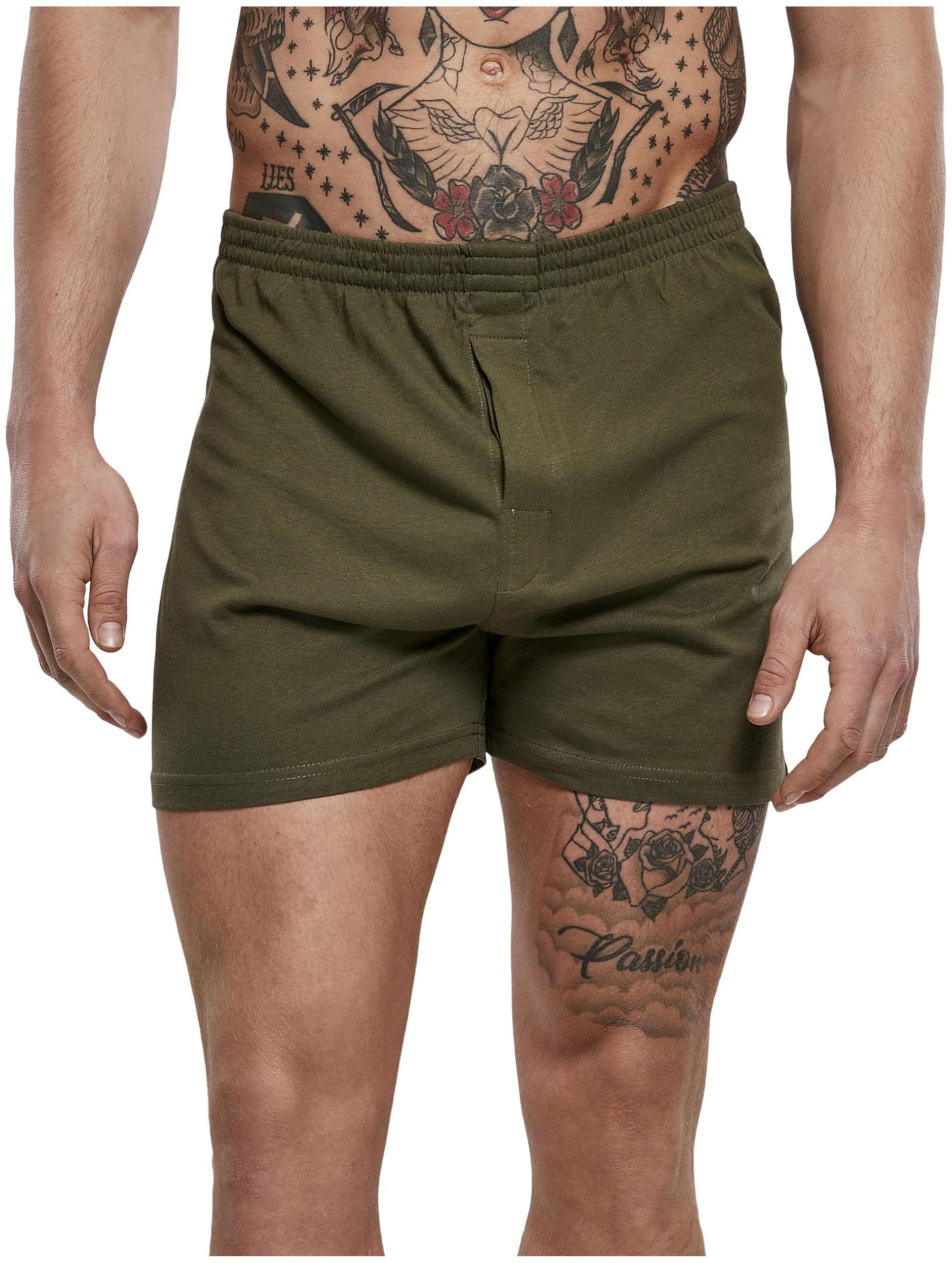 Brandit Boxer Shorts, color: olive, size: 4XL