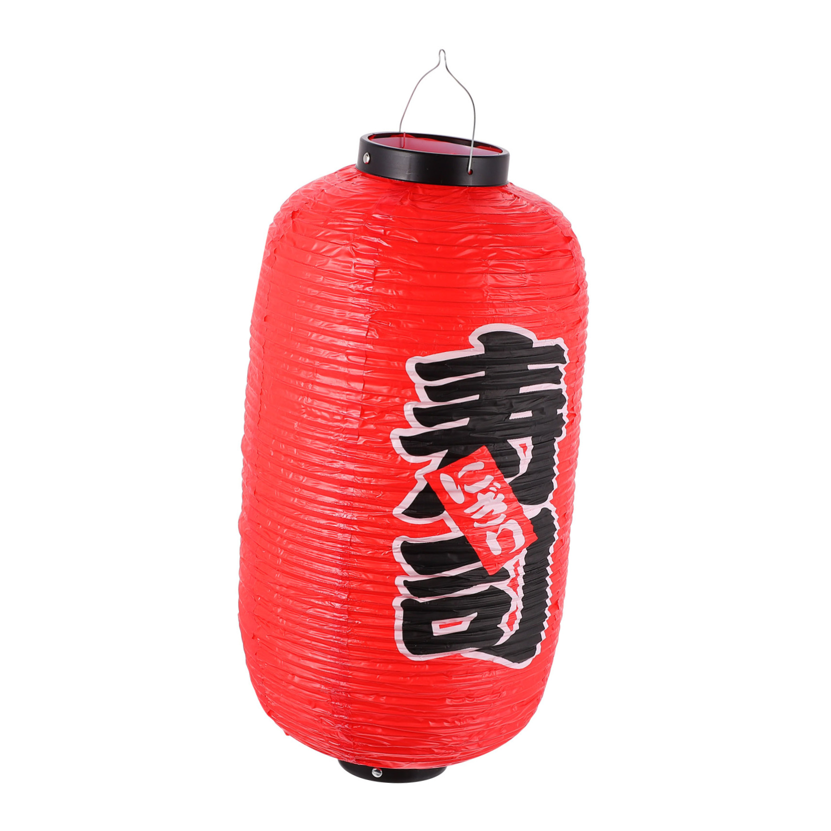 Image of DOITOOL Waterproof Japanese Style Hanging Lantern 9.45X20.87In Red Sushi Lantern Decorative Light for Outdoor Patio Restaurant Festival Ambiance