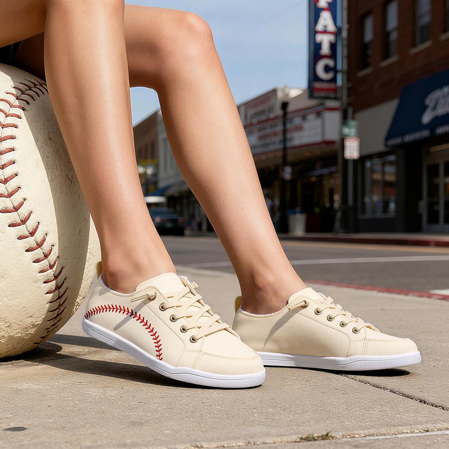 STQ Women's Slip On Machine Washable Sneakers - Image 3