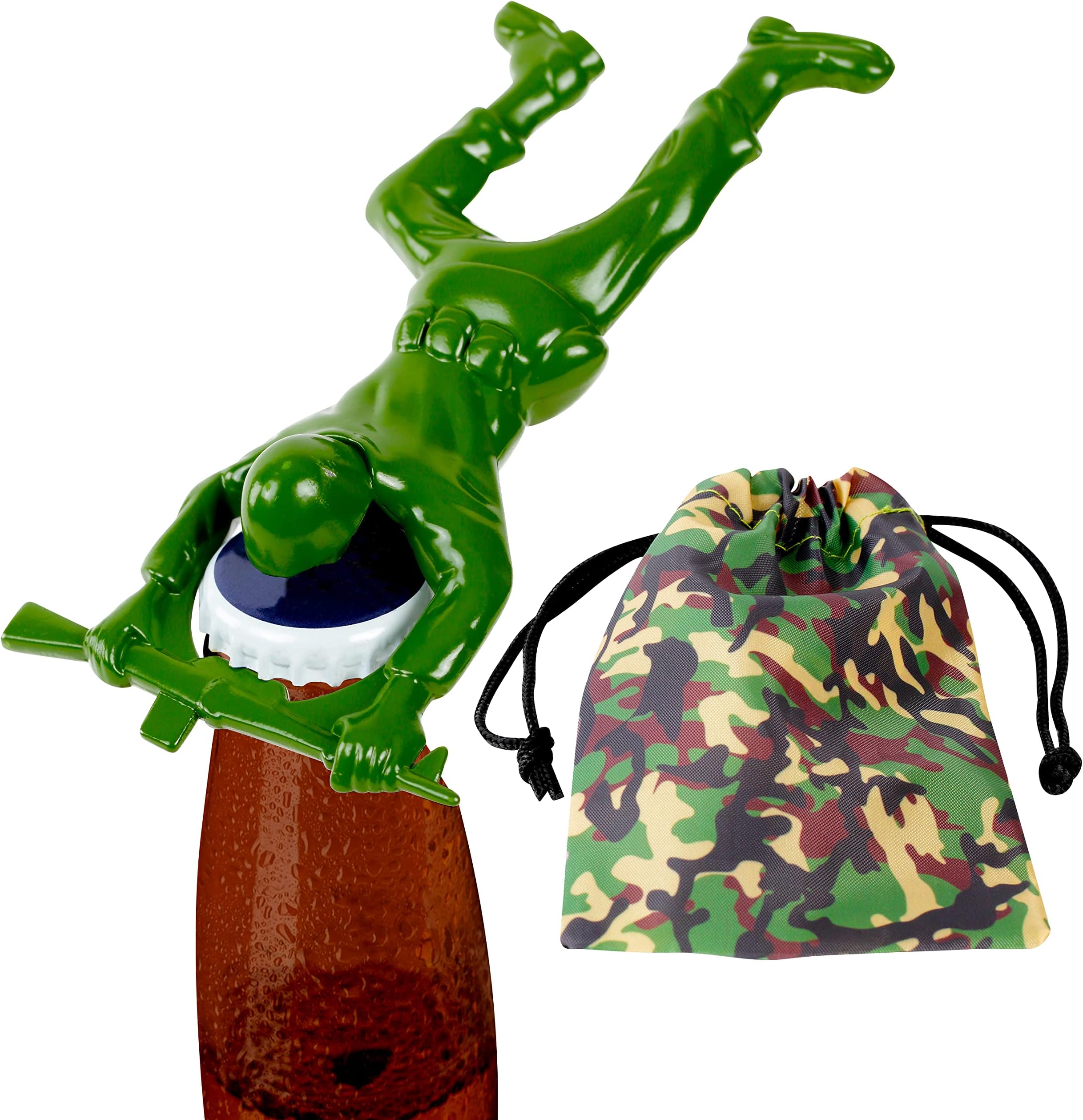 CARNAVAL Green Army Man Bottle Opener Unique Funny Bottle