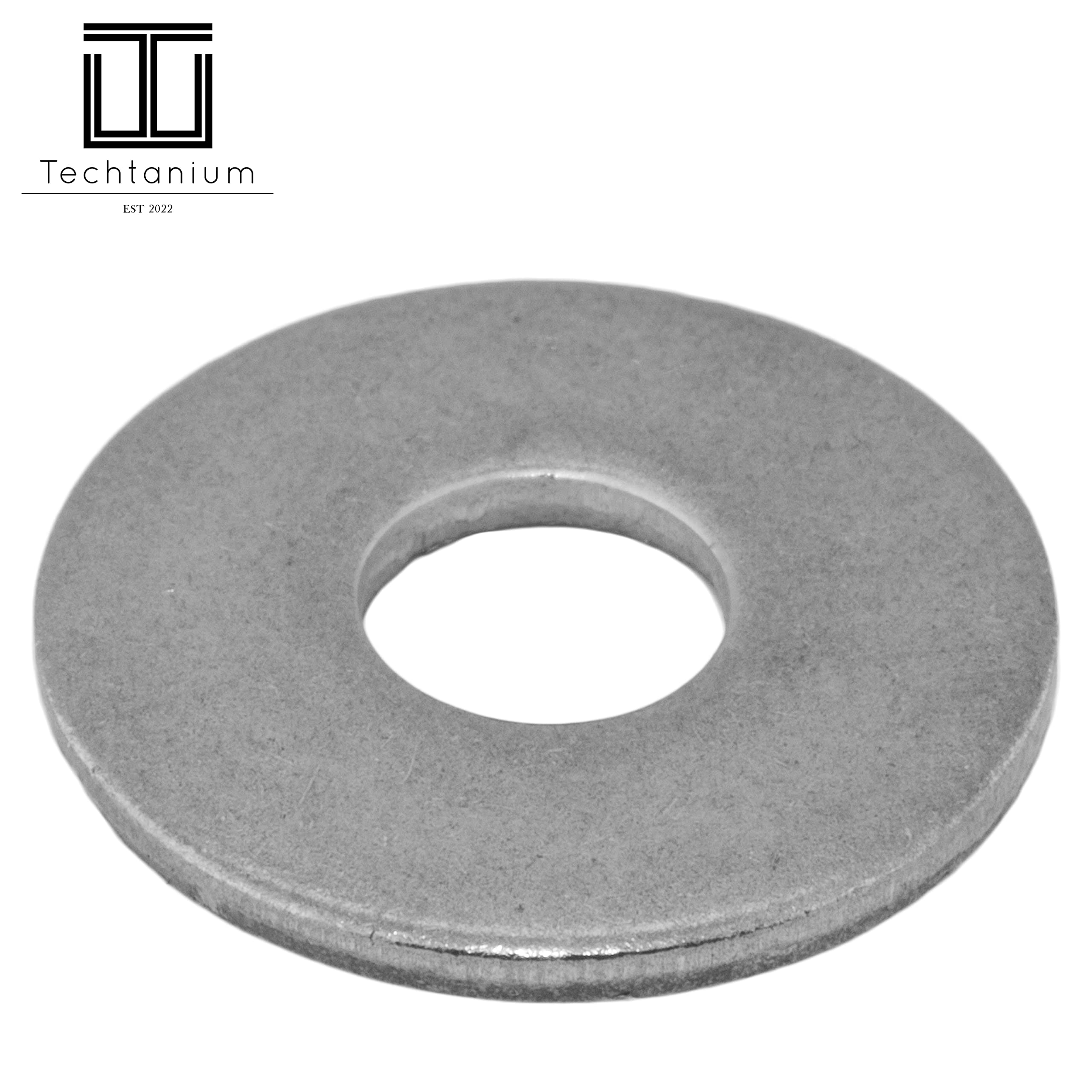 Schlossschrauben M10 x 40/40 mm inkl. Sicherungsmuttern und großen Unterlegscheiben M10 aus Edelstahl A2 (100 Stück) | Schrauben | Muttern | U-Scheiben | DIN 603 & DIN 985 & DIN 9021