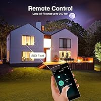 Vista 6 de GHome Smart - Enchufe inteligente para exteriores, enchufe Wi-Fi inteligente para el hogar con 2 tomas, resistencia a la intemperie IP64, compatible