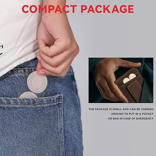Miniatura 6 de 100 Pieces Nipple Covers for Men, Anti-Chafing Nipple Protector Sets,Nipple Stickers for Runners