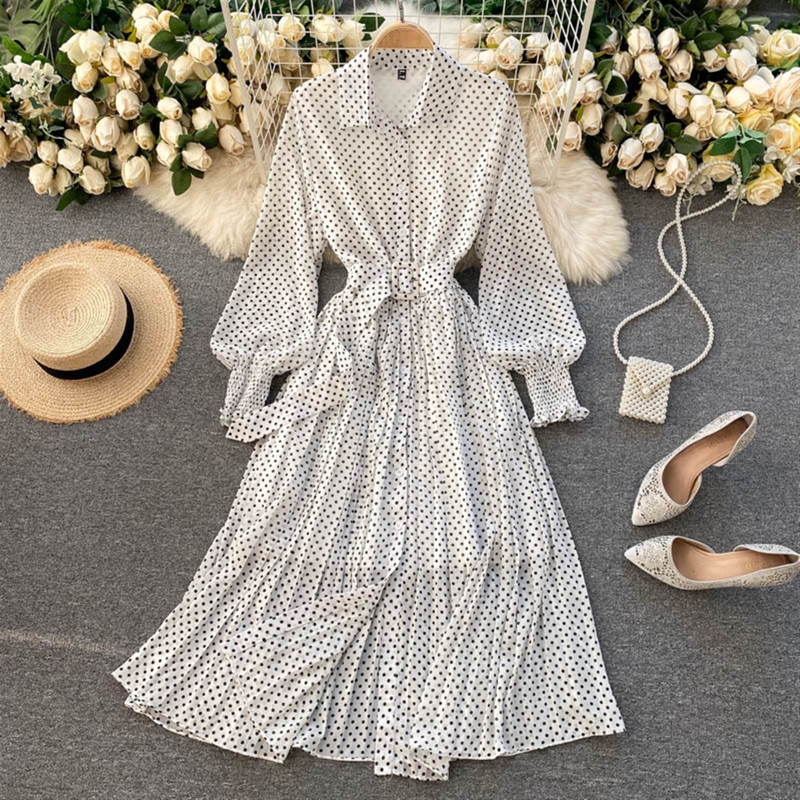 fitted lace wedding dress Elsie Modern A-Line Long Sleeves Chiffon Dresses, Terracotta