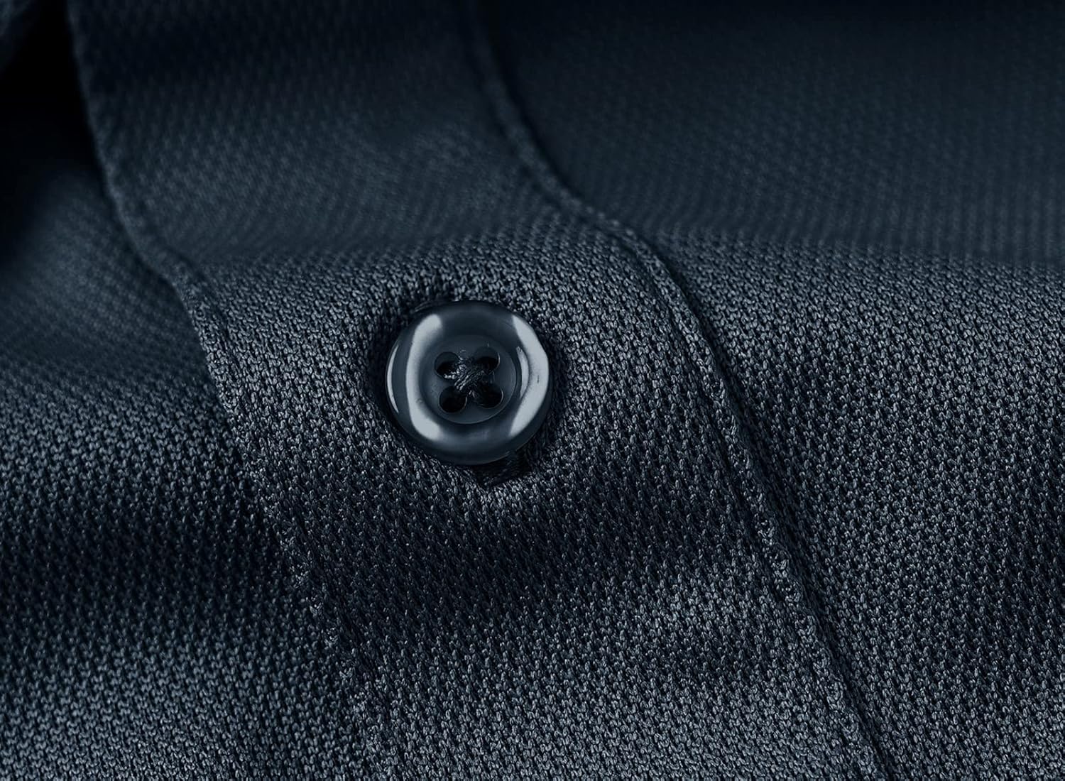 BASUDAM Men's Polo Shirts with Pocket Quick Dry Short Sleeve Active Performance - Image 4