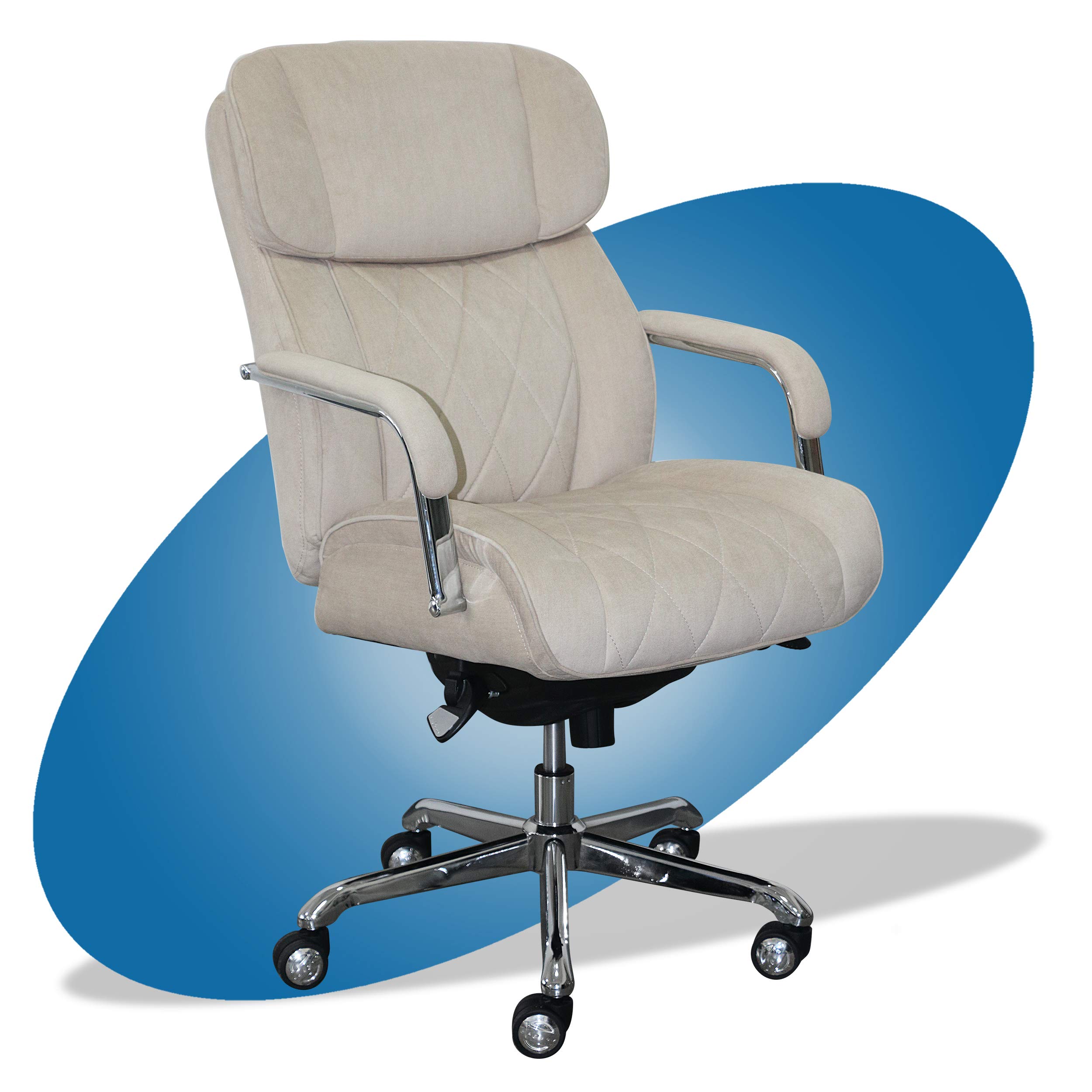 Buy LaZBoy Sutherland Quilted Leather Executive Office Chair with