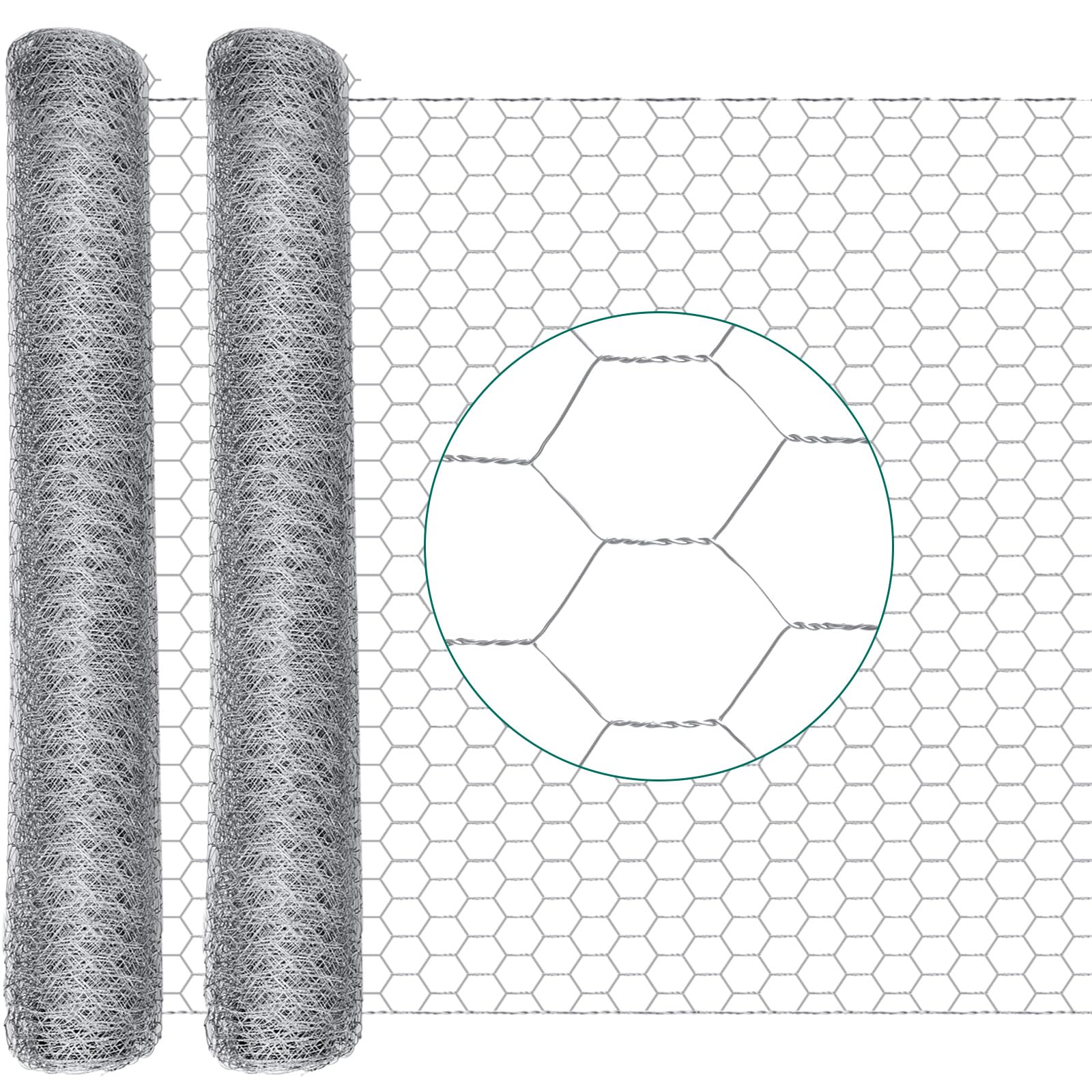 GlikCeil 24 in x 200 ft Chicken Wire Fencing