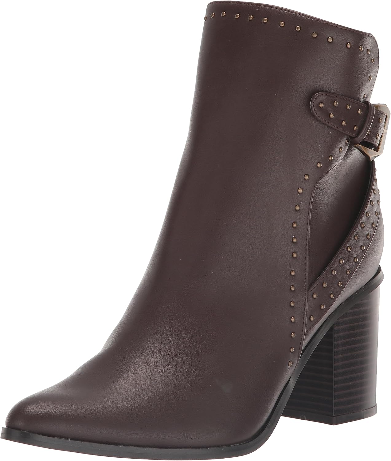 CITY CHIC PLUS SIZE ANKLE BOOT ORLY IN CHOC BROWN, SIZE 13