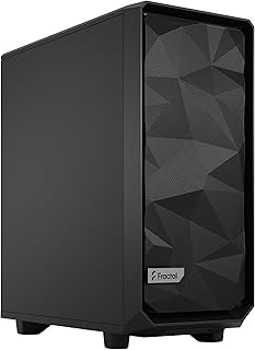 Fractal Design FD-C-MES2C-01 Meshify 2 Compact Black Solid ATX Mid Tower Computer Case (Black)