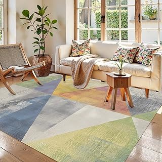 12 Hallway Rug Ideas to Warm Up Long Narrow Spaces 37 Vintage 5x7 Rug - Geometric Pattern Rug 2x6 - Colorful Rug for Bedroom D...