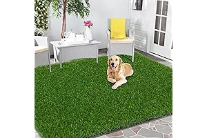 HEBE Artificial Turf Rug Grass Mat 3'x5' Fake Grass Pad for Dogs with Drainage Holes