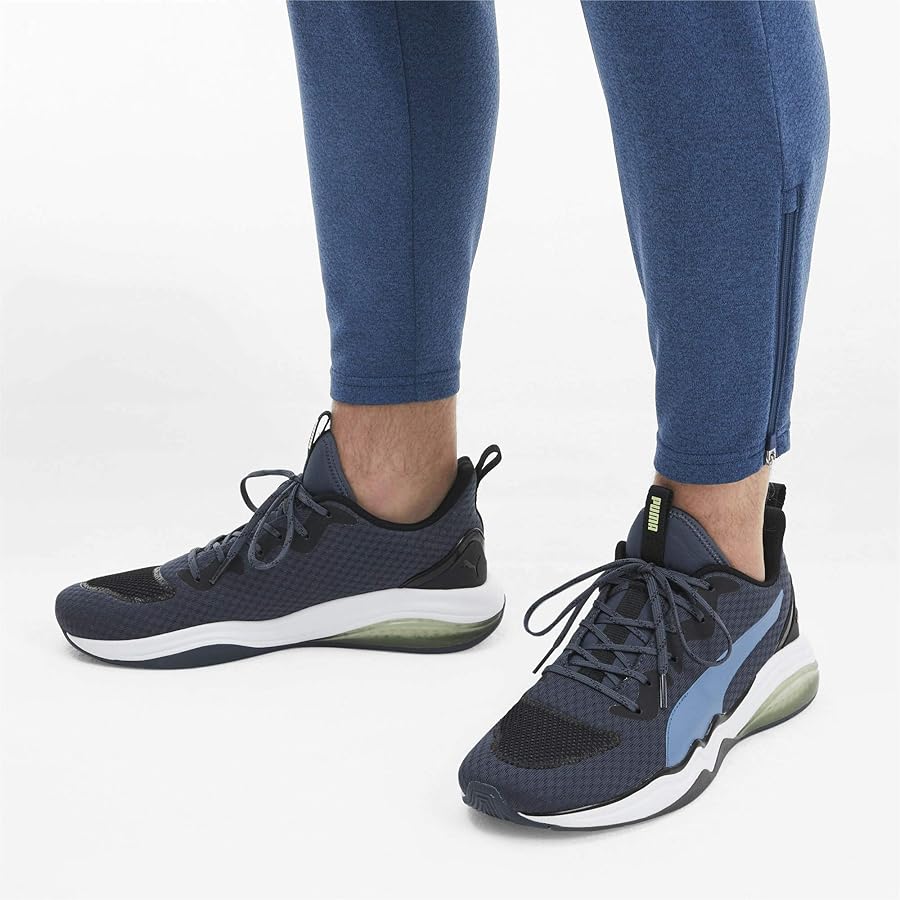 PUMA Men s Lqdcell Tension Fitness Shoes, Blue Dark Denim Puma White 05, 13  UK: Amazon.co.uk: Fashion
