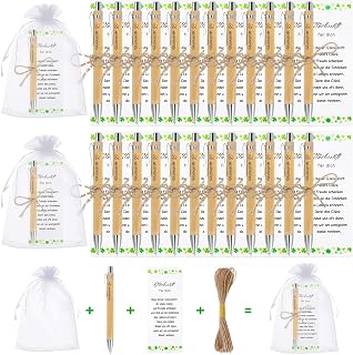 GADITIEK 24 Sets Glücksstift Kugelschreiber Abschiedsgeschenk Geschenke für Kollegen, Kleine Dankeschön Geschenke für Kollegen, Arbeitskollegin Geschenk, Danke Erzieherin Geschenk