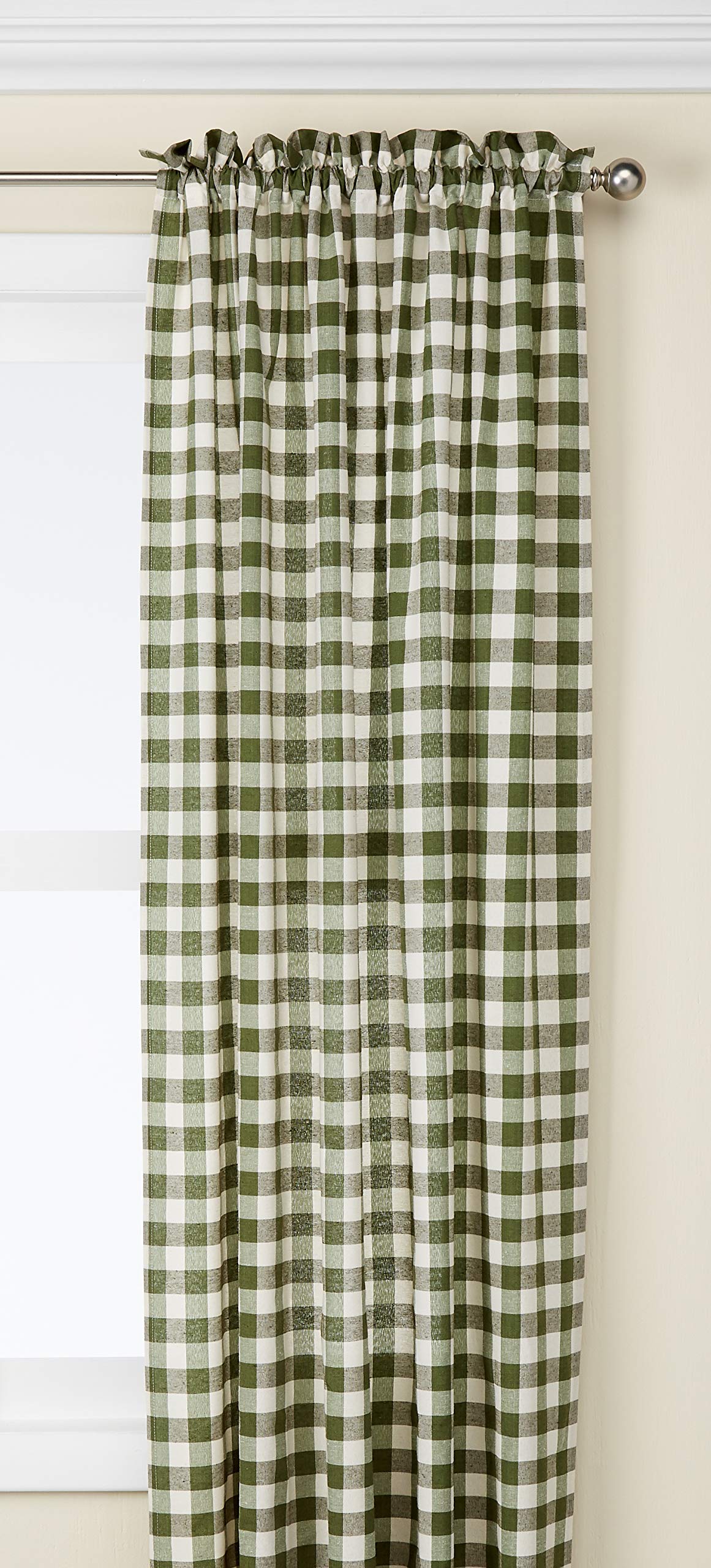 Gingham Green Curtains Curtains & Drapes