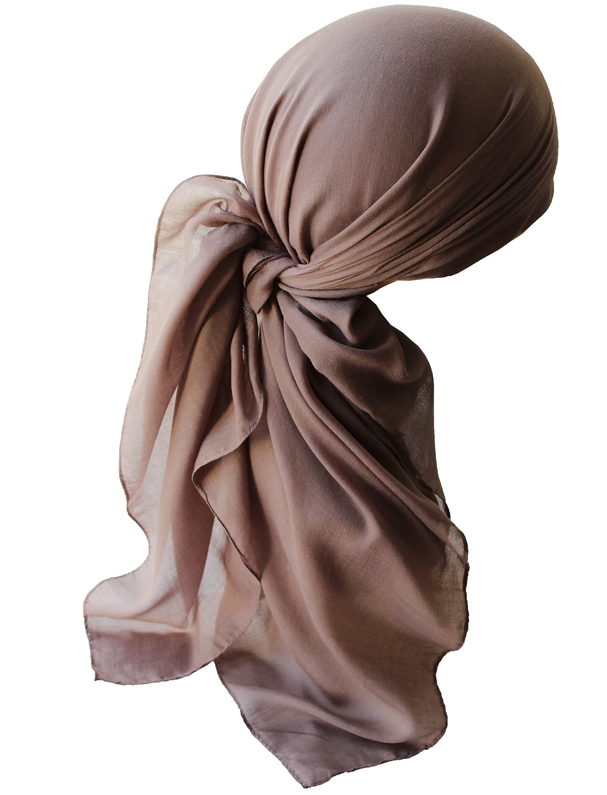 Deresina Headwear Women's Beige Deresina's Everyday Square Head Scarves For Chemo (V5) ( - One Size)